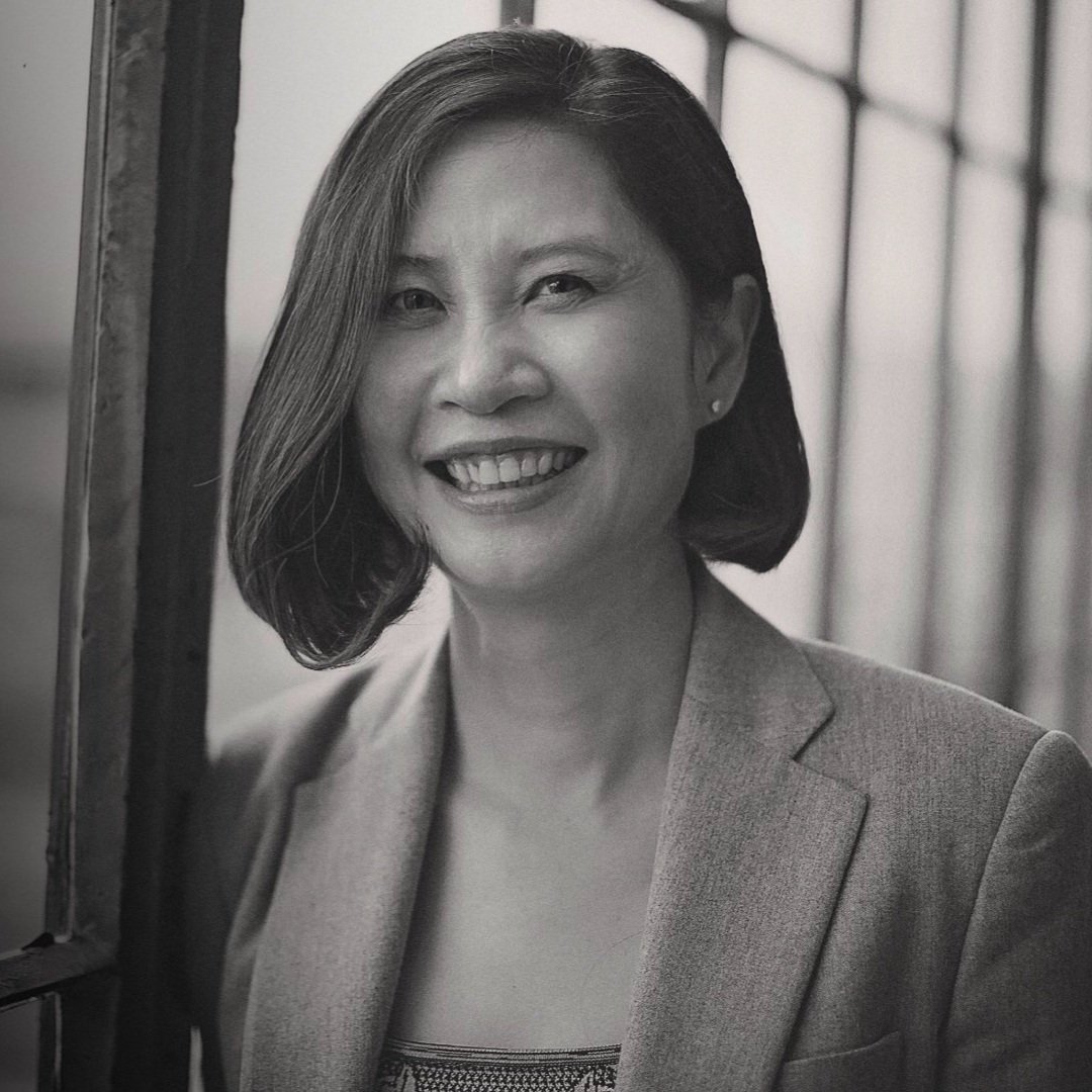a black and white potrait of Susan Choe, venture capitalist and founder of Katalyst Ventures