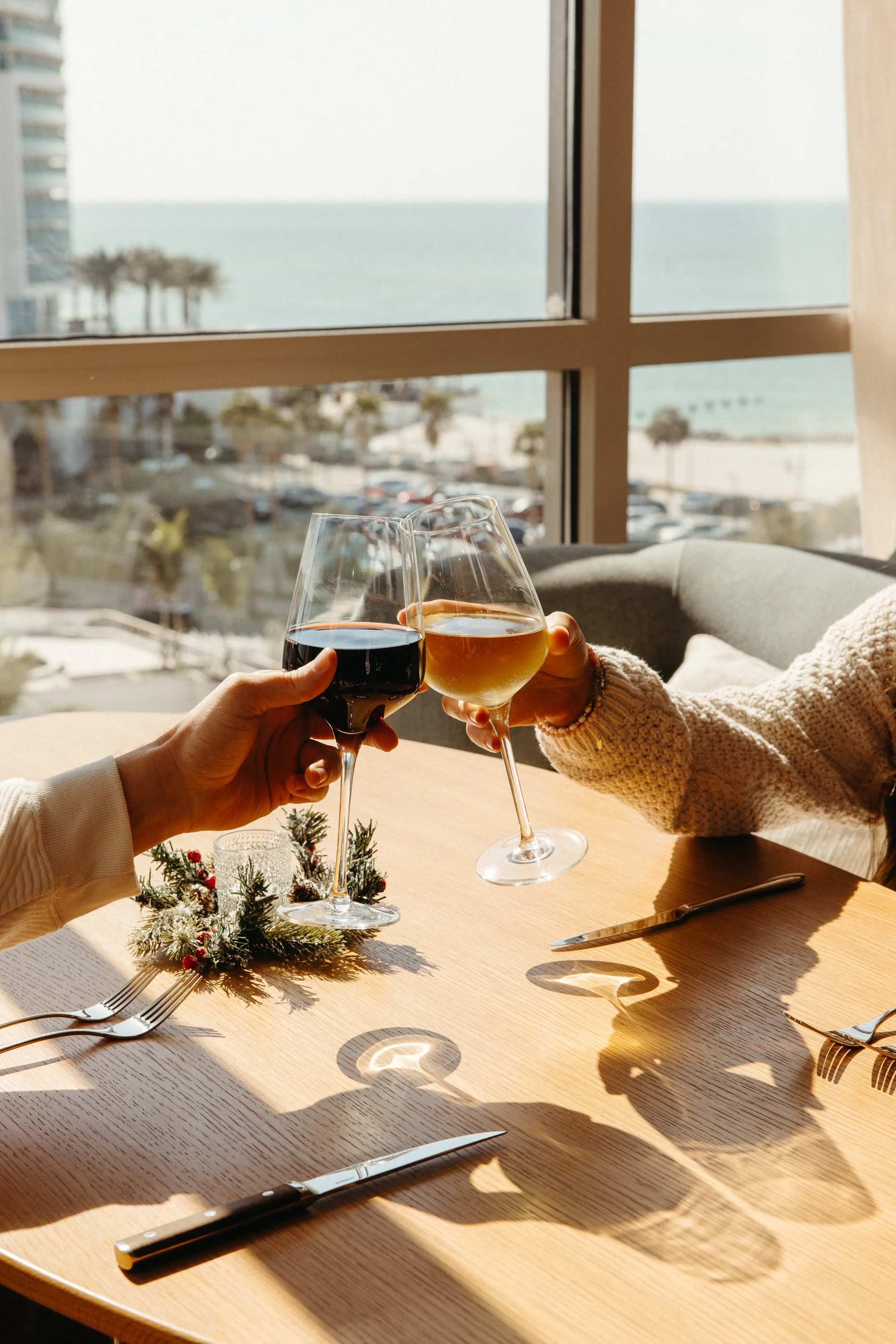 Award winning wine list at Ocean Seven fine dining restaurant at the Hiatus Hotel in Clearwater Beach, FL.