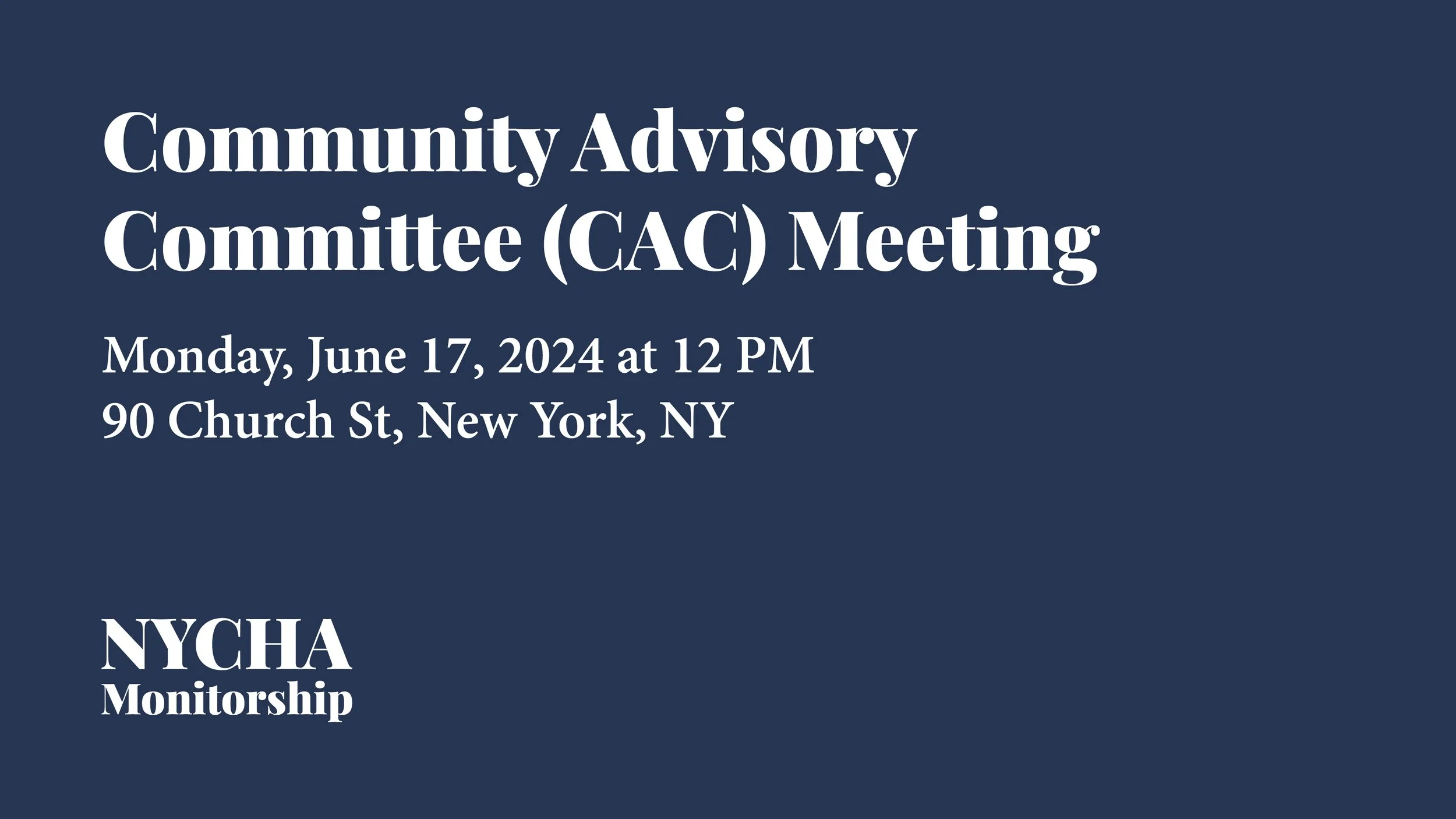 June 2024 CAC Meeting