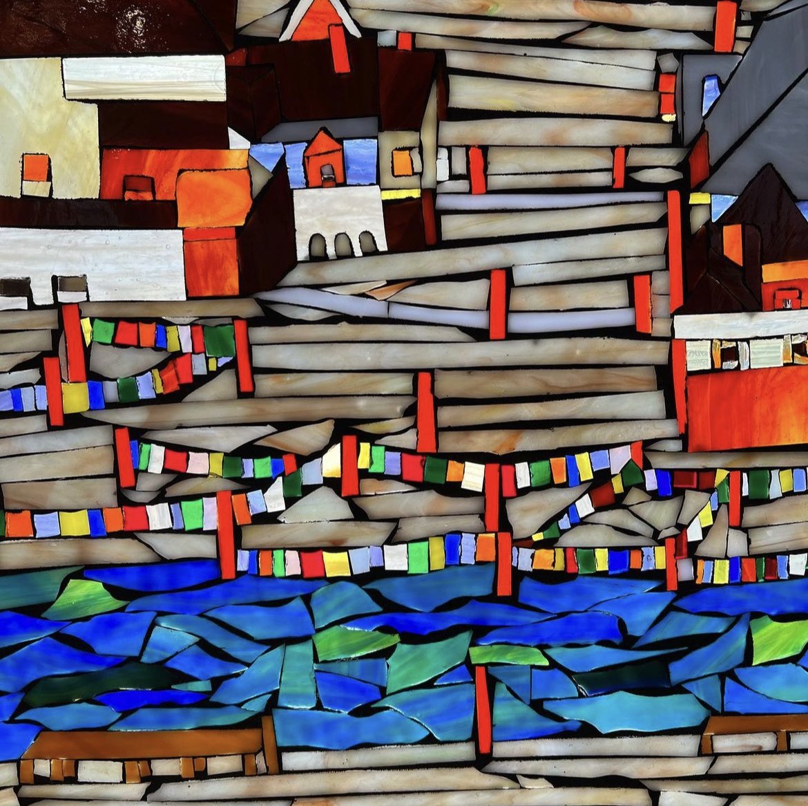 Houses with Laundry (Egon Schiele, Austria) | 2018