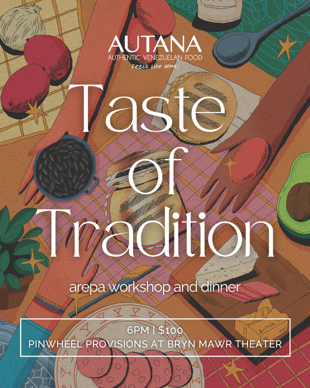 Arepa workshop in Philadelphia