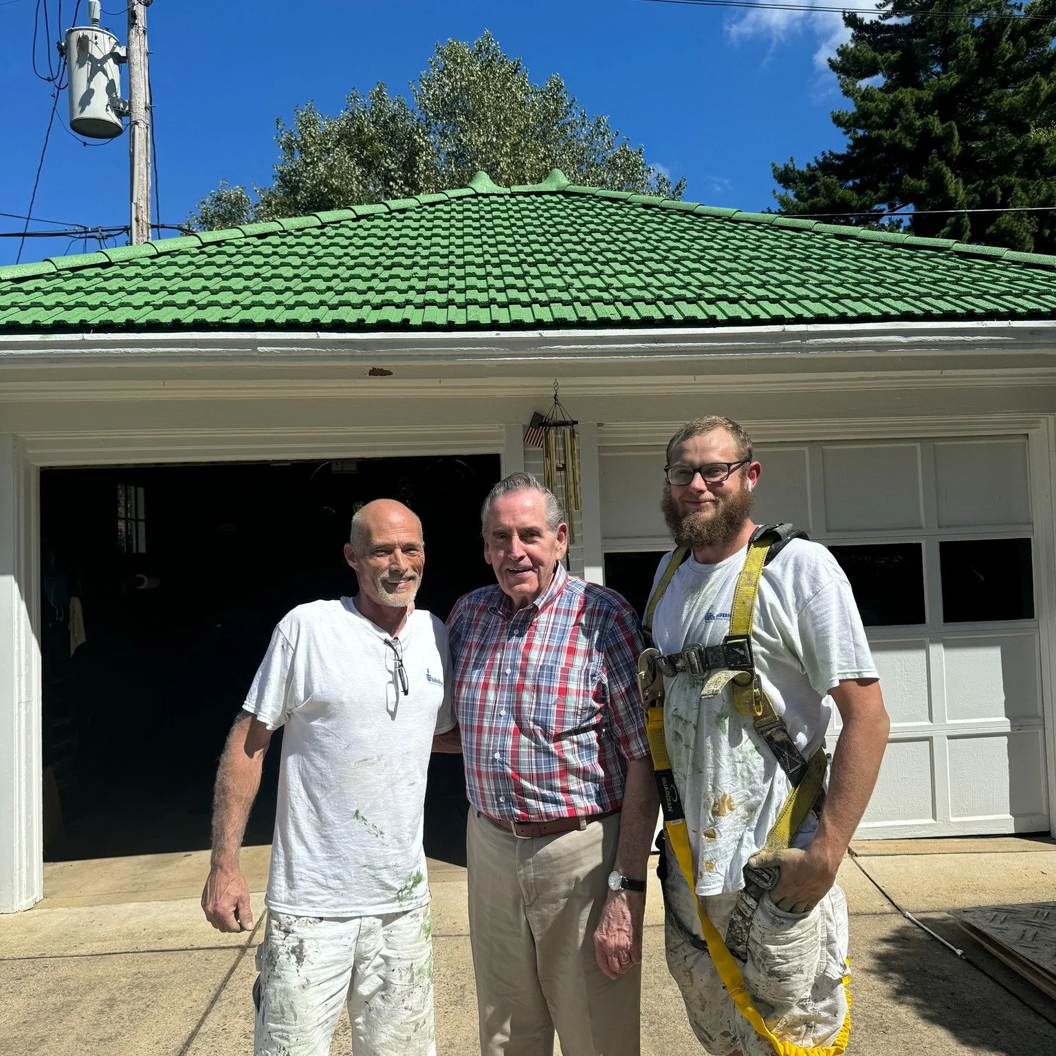 There's something special about being invited back to paint a home again&hellip; and again. 🏡

This beautiful home, built in 1928, still has its original concrete tile roof. Over time, the tiles had faded and collected years of dirt, so the homeowne