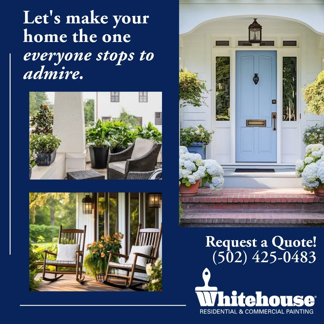 Your front porch is the first hello your home gives to the world. 
It's where you sip morning coffee, wave to neighbors, and welcome friends. So why not make it a space you absolutely love?

𝗥𝗲𝗳𝗿𝗲𝘀𝗵 𝗬𝗼𝘂𝗿 𝗙𝗿𝗼𝗻𝘁 𝗗𝗼𝗼𝗿- A freshly stai