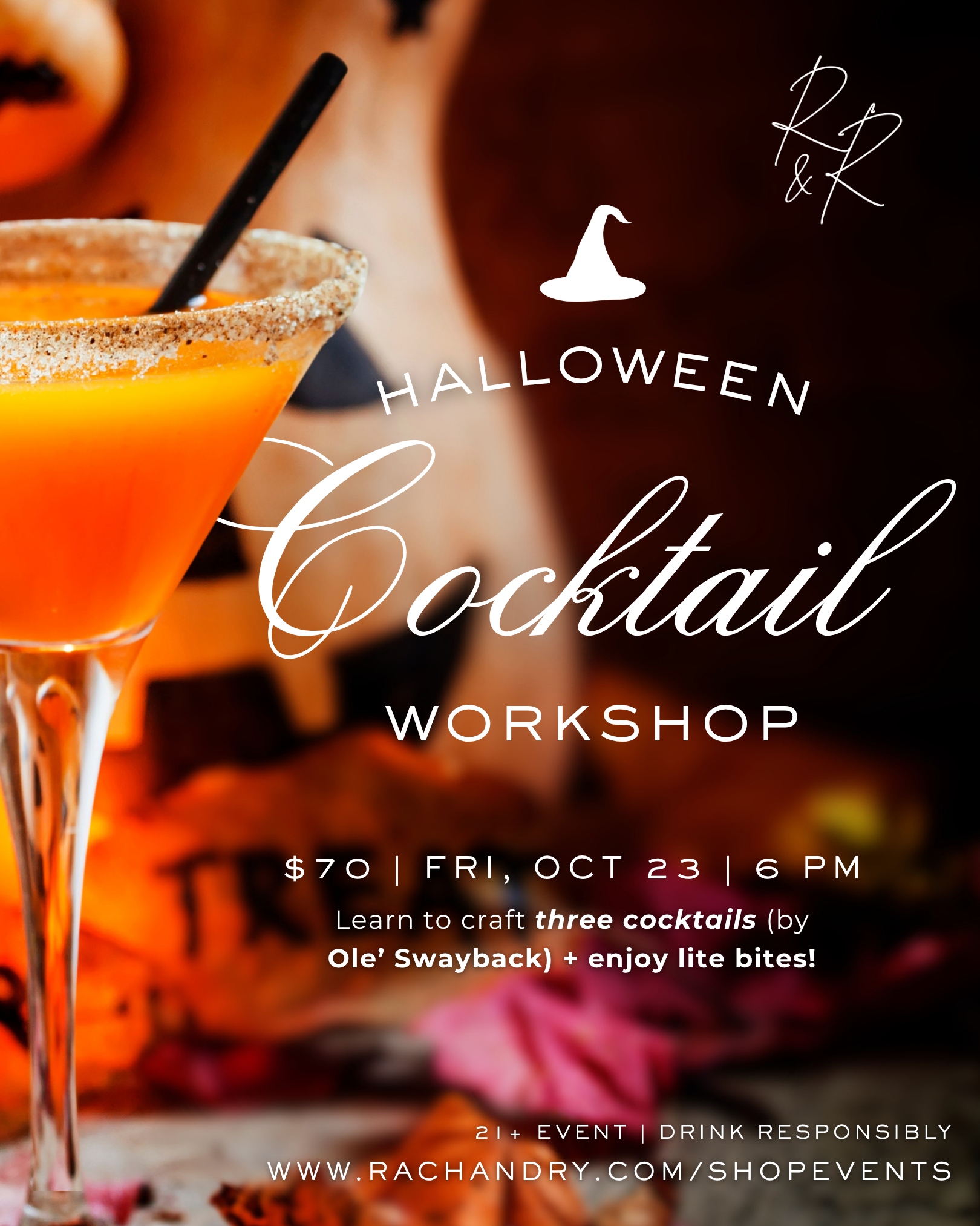 Halloween Cocktail Class