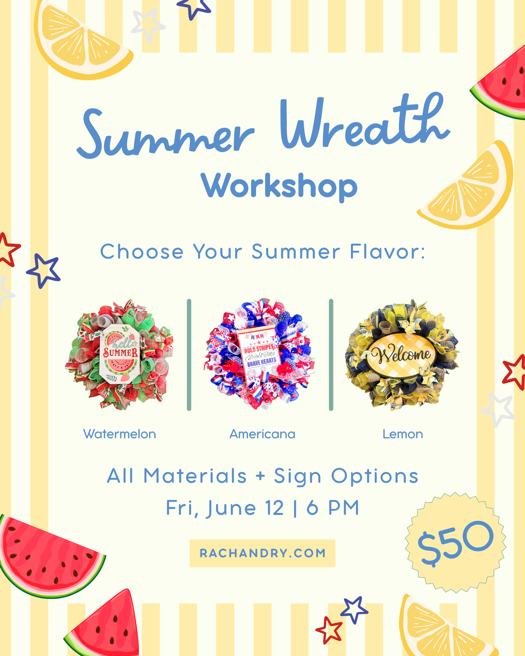 Summer Wreath Workshop