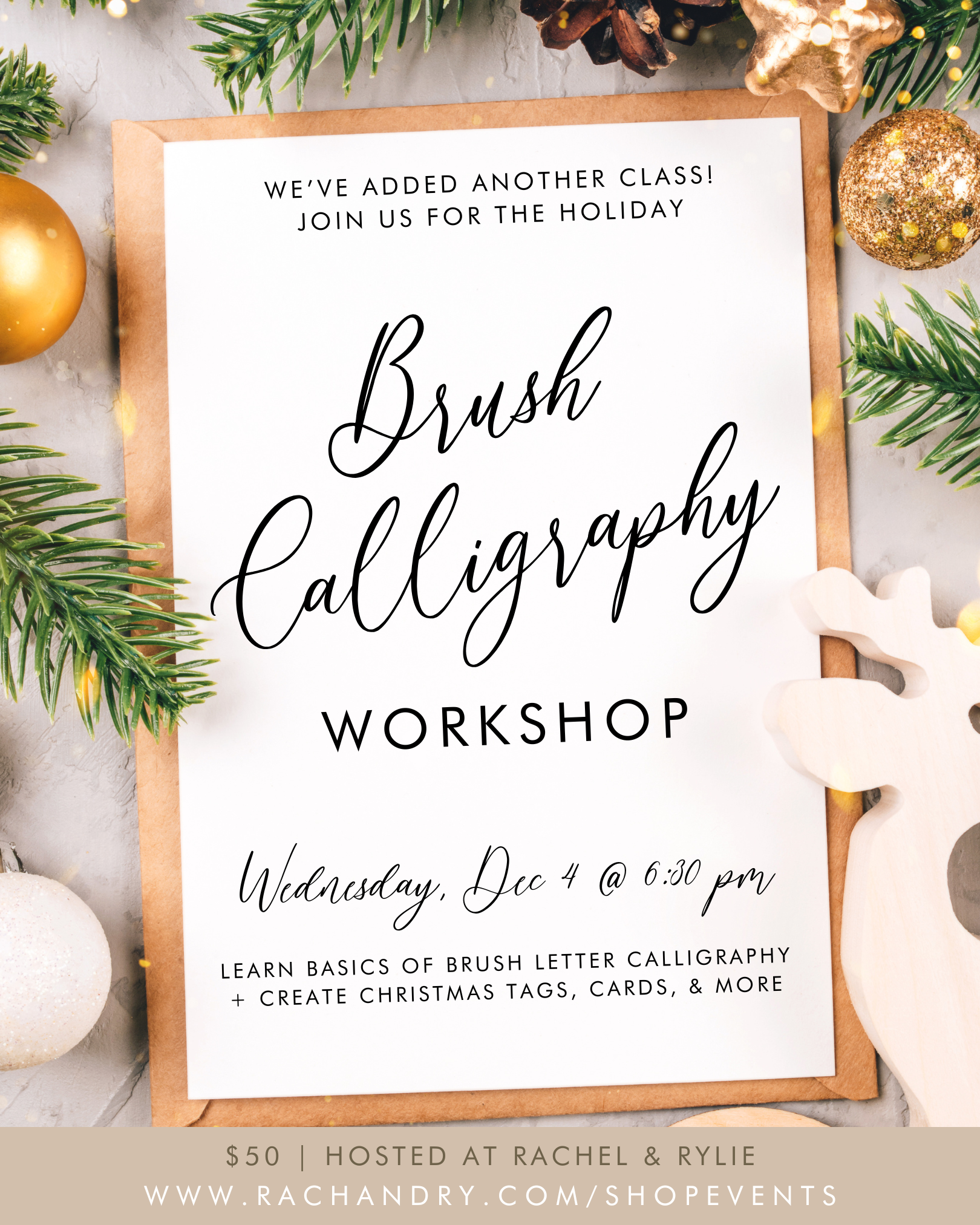 Brush Calligraphy Workshop