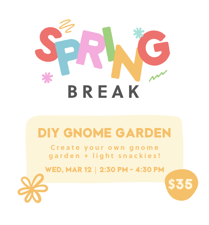 Spring Break Mini Camp: DIY Gnome Garden
