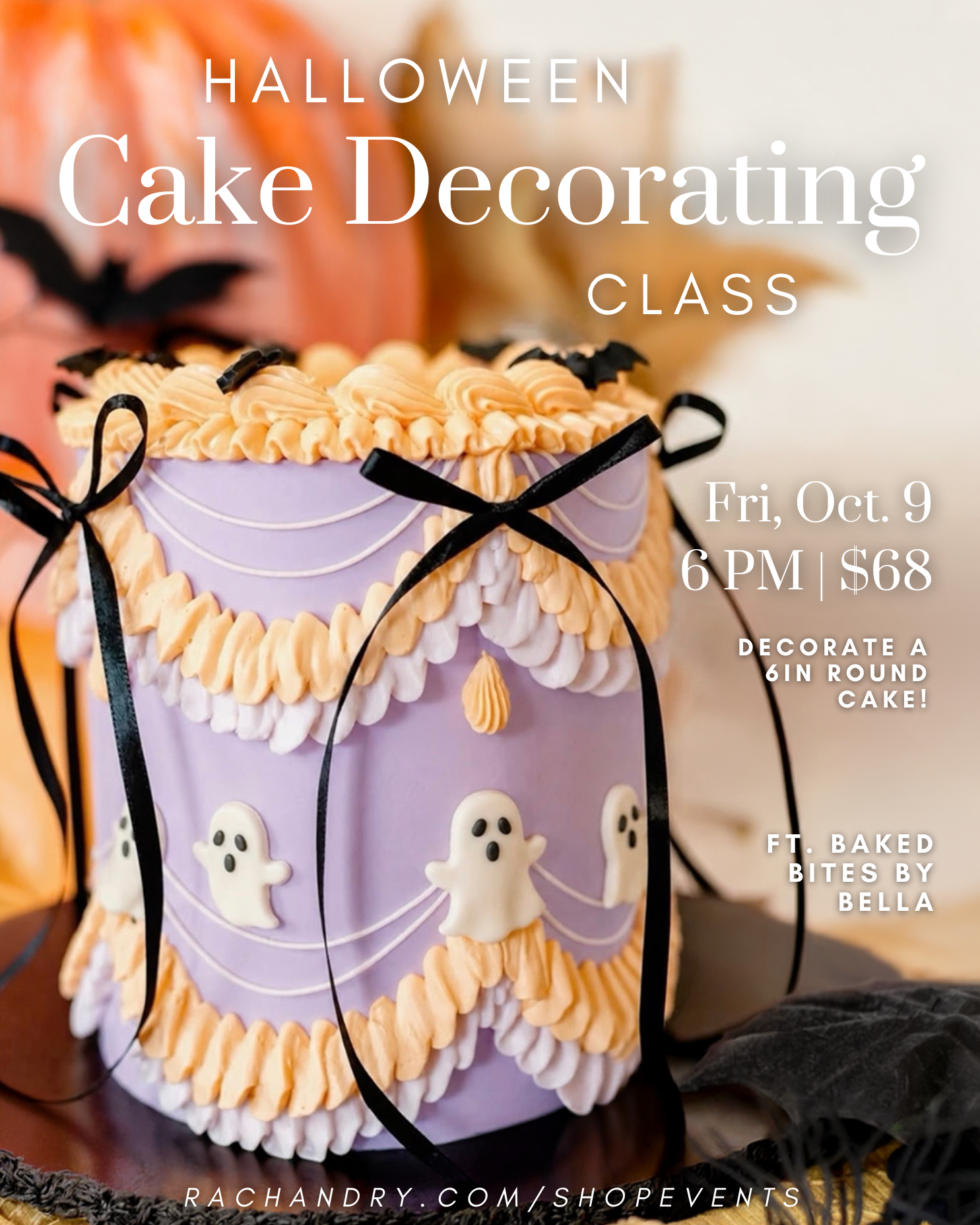 Halloween Cake Decorating Workshop