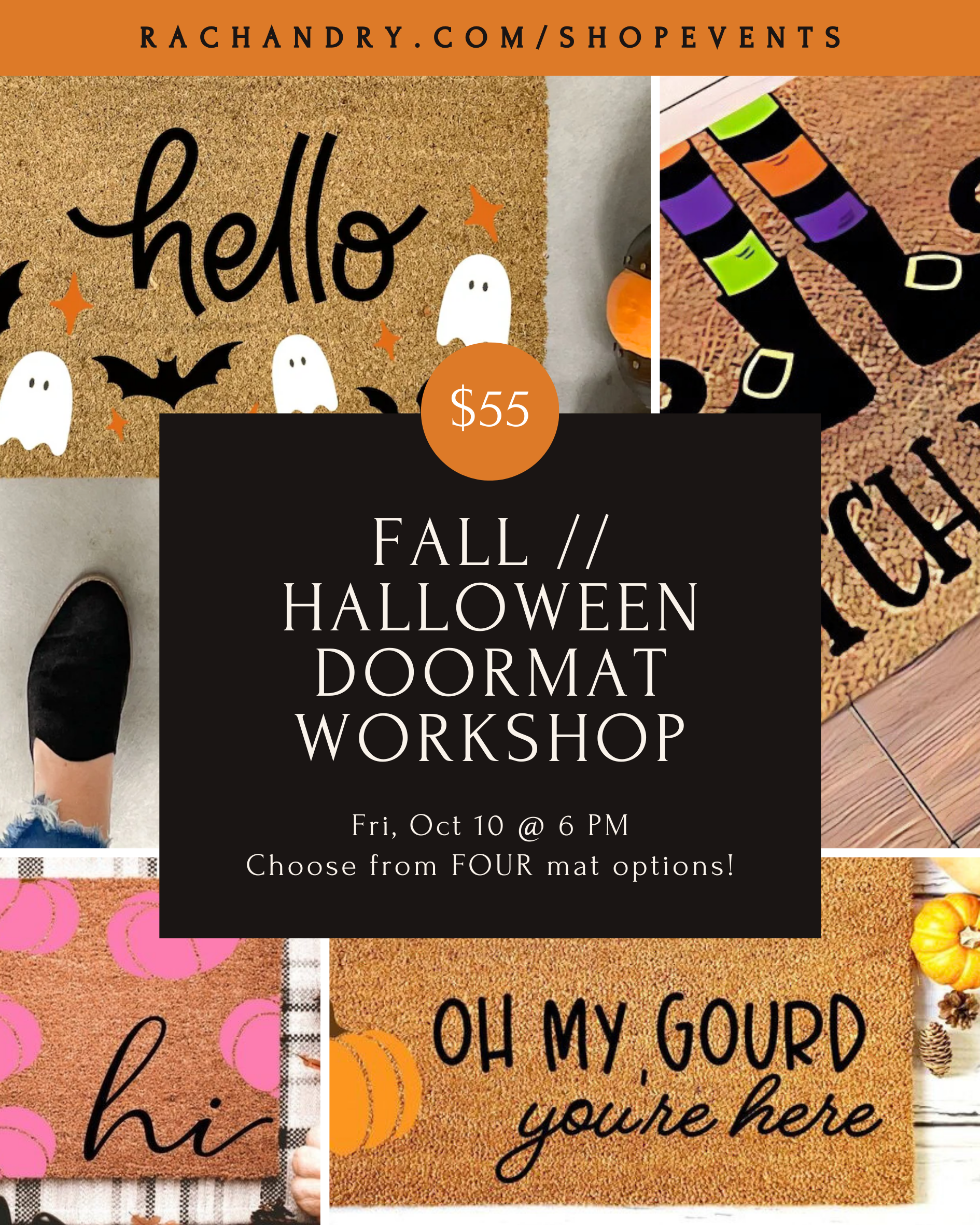 Fall // Halloween Doormat Workshop