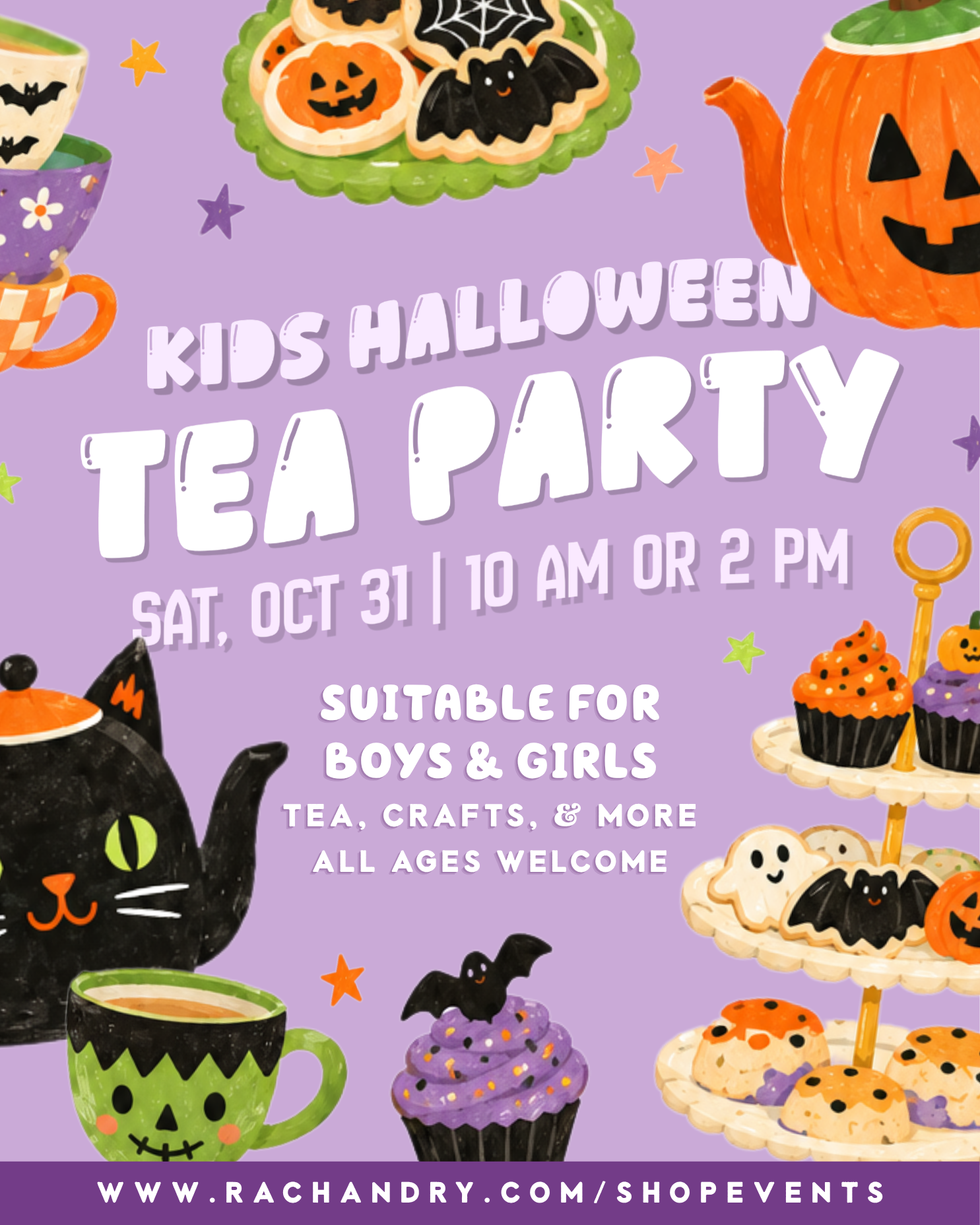 Kids Halloween Tea Party