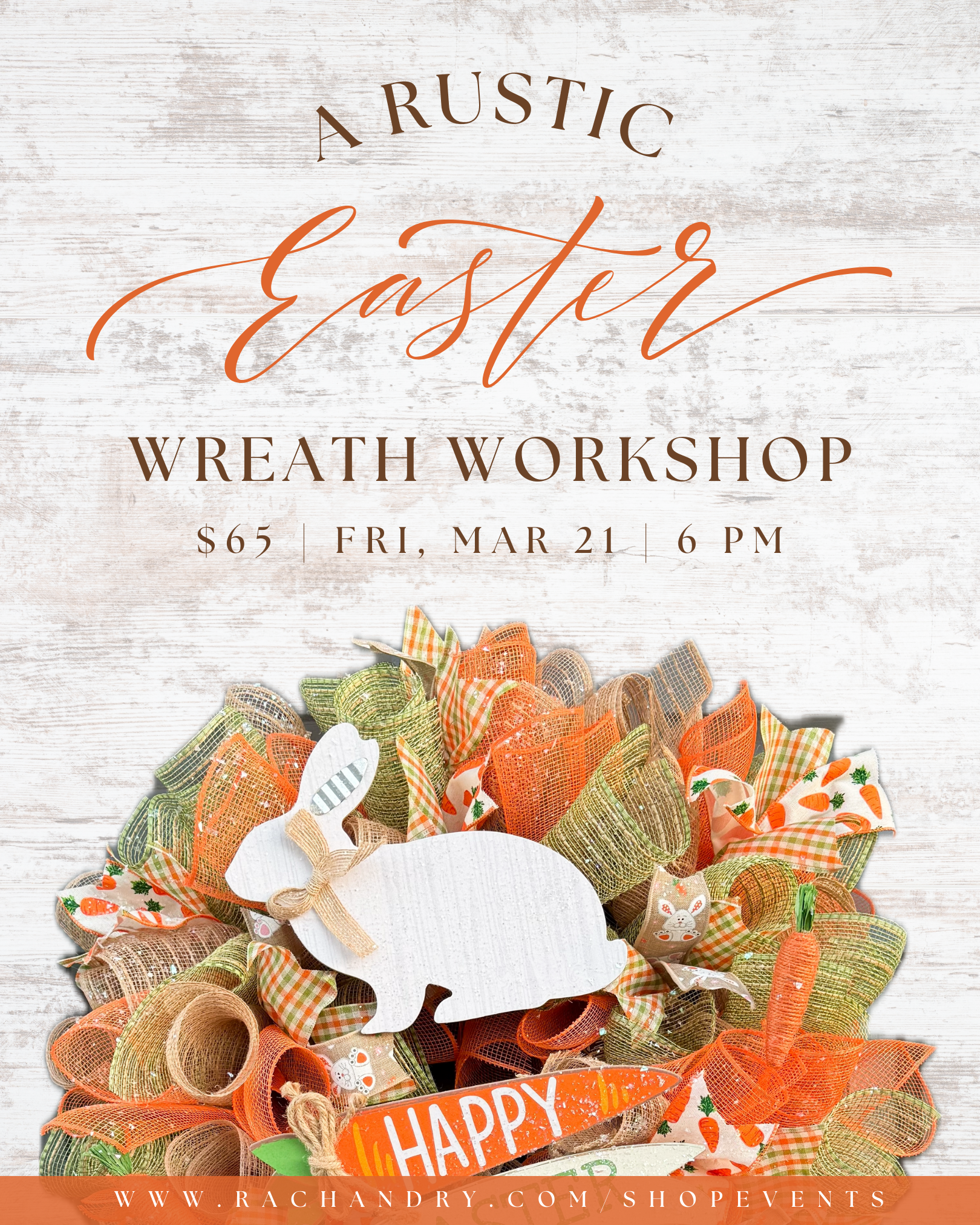 A Rustic Easter Wreath Workshop