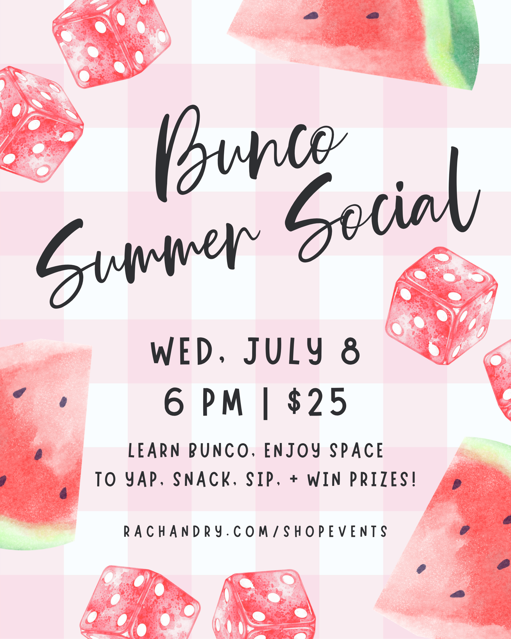 Bunco Summer Social