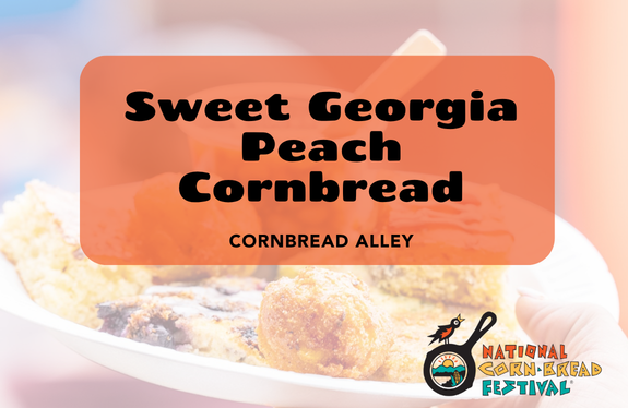 Sweet Georgia Peach Cornbread
