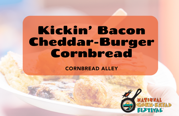 Kickin’ Bacon Cheddar-Burger Cornbread
