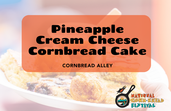 Pineapple Cream Cheese Cornbread Cake