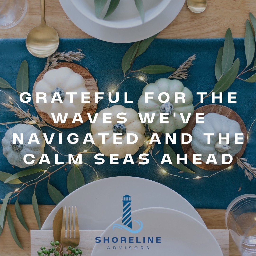 Happy Thanksgiving from Shoreline Advisors! 🦃

As we navigate this season of gratitude, we're anchored in appreciation for the incredible nonprofit leaders we&rsquo;ve had the privilege to support. Your dedication to making waves of positive change 