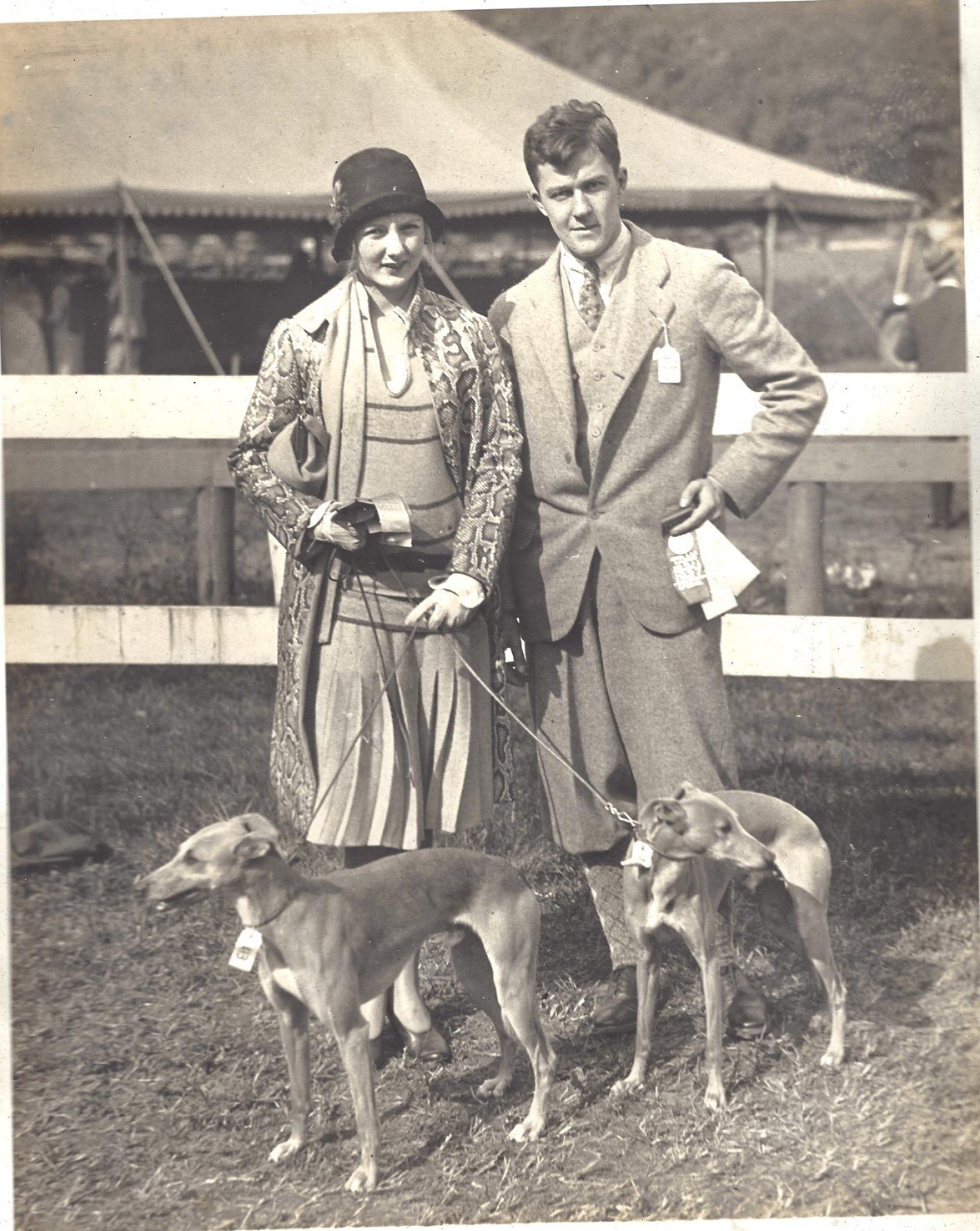 Jane and Grant Mason with whippets.jpg