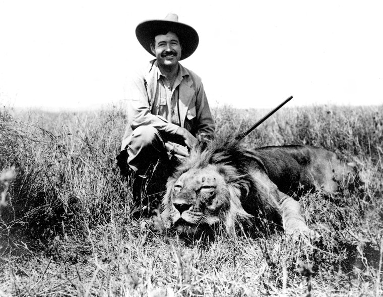 Ernest on safari in 1933.jpg