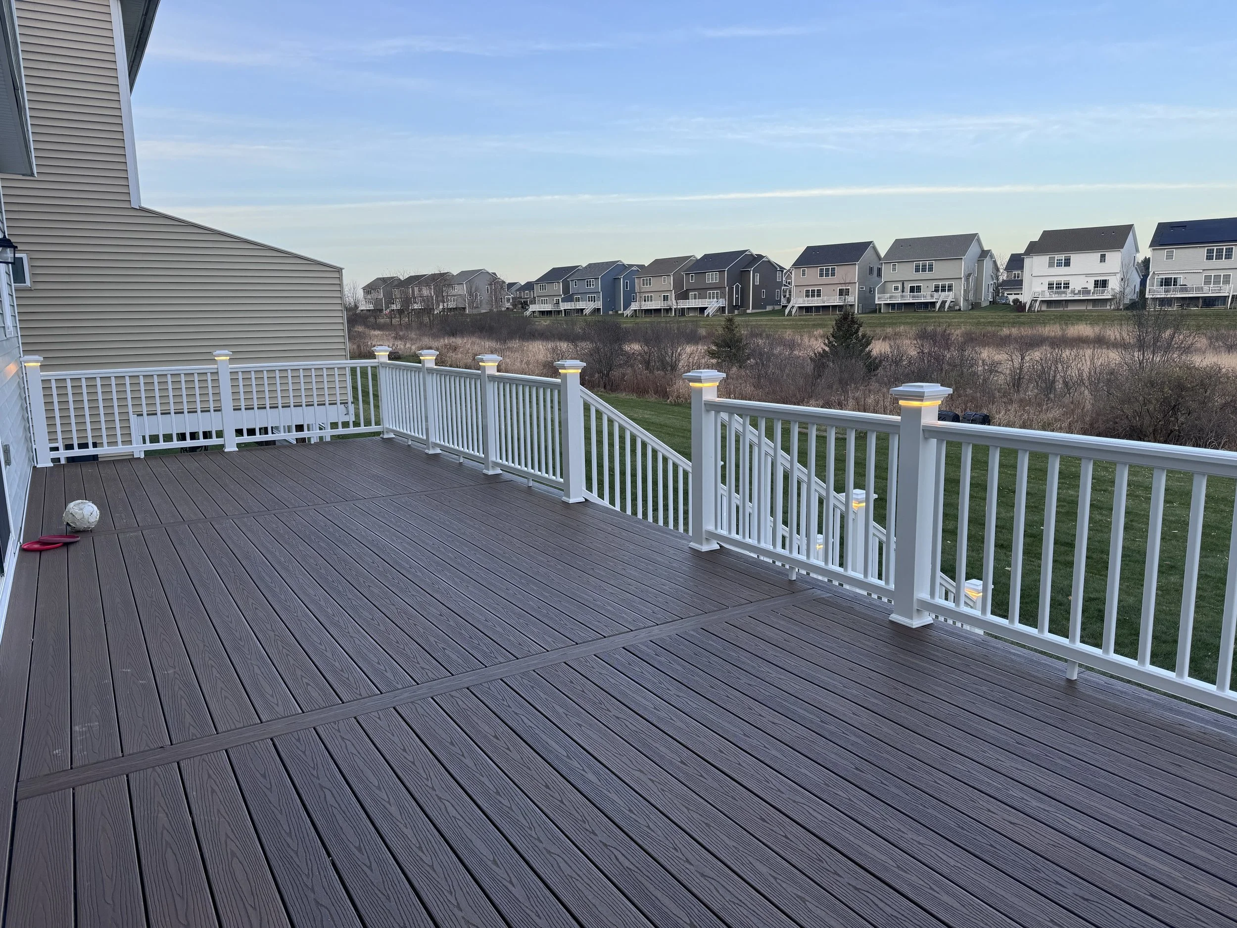 Deck Composite renovation in South Burlington Vermont
