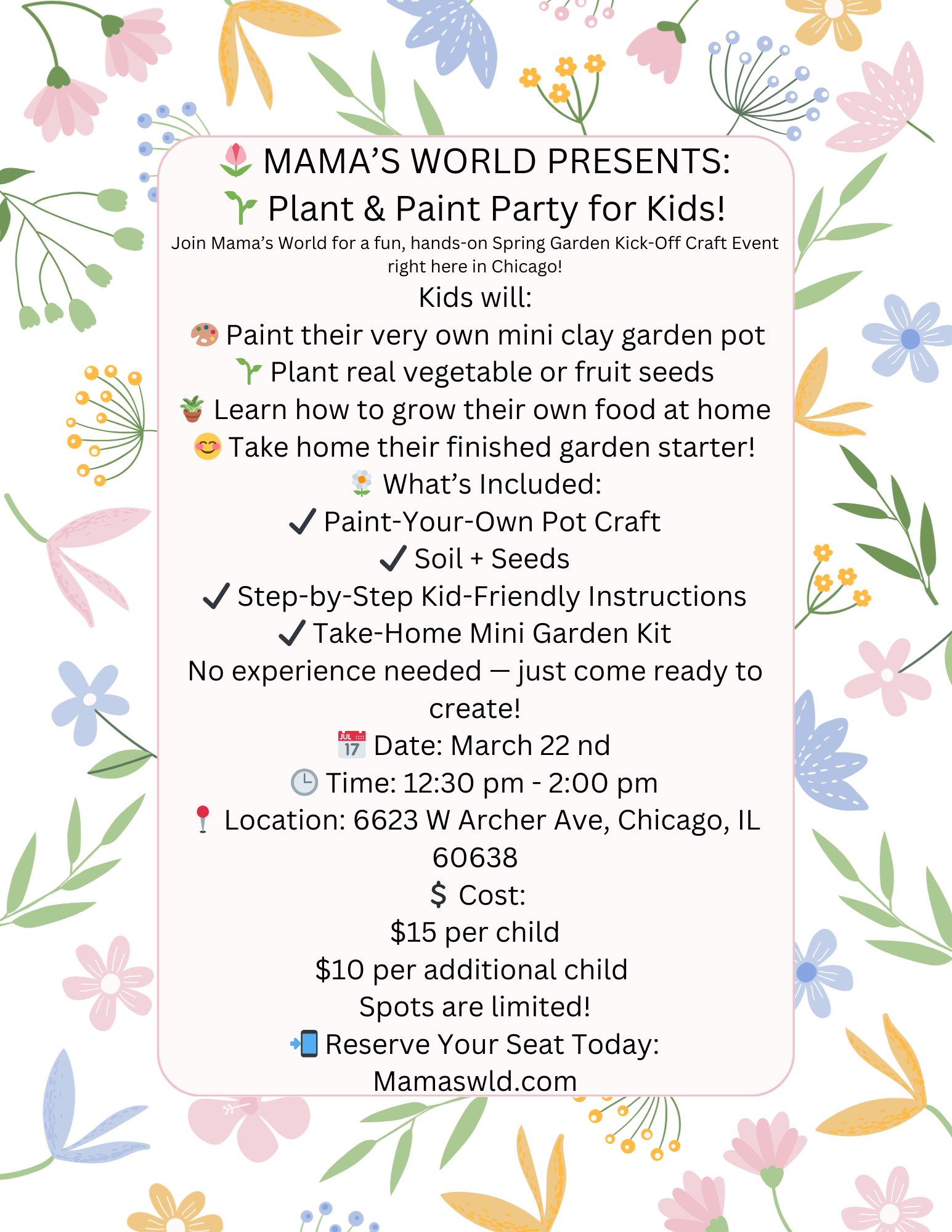 Pink And Blue Floral Spring Festival Flyer.png