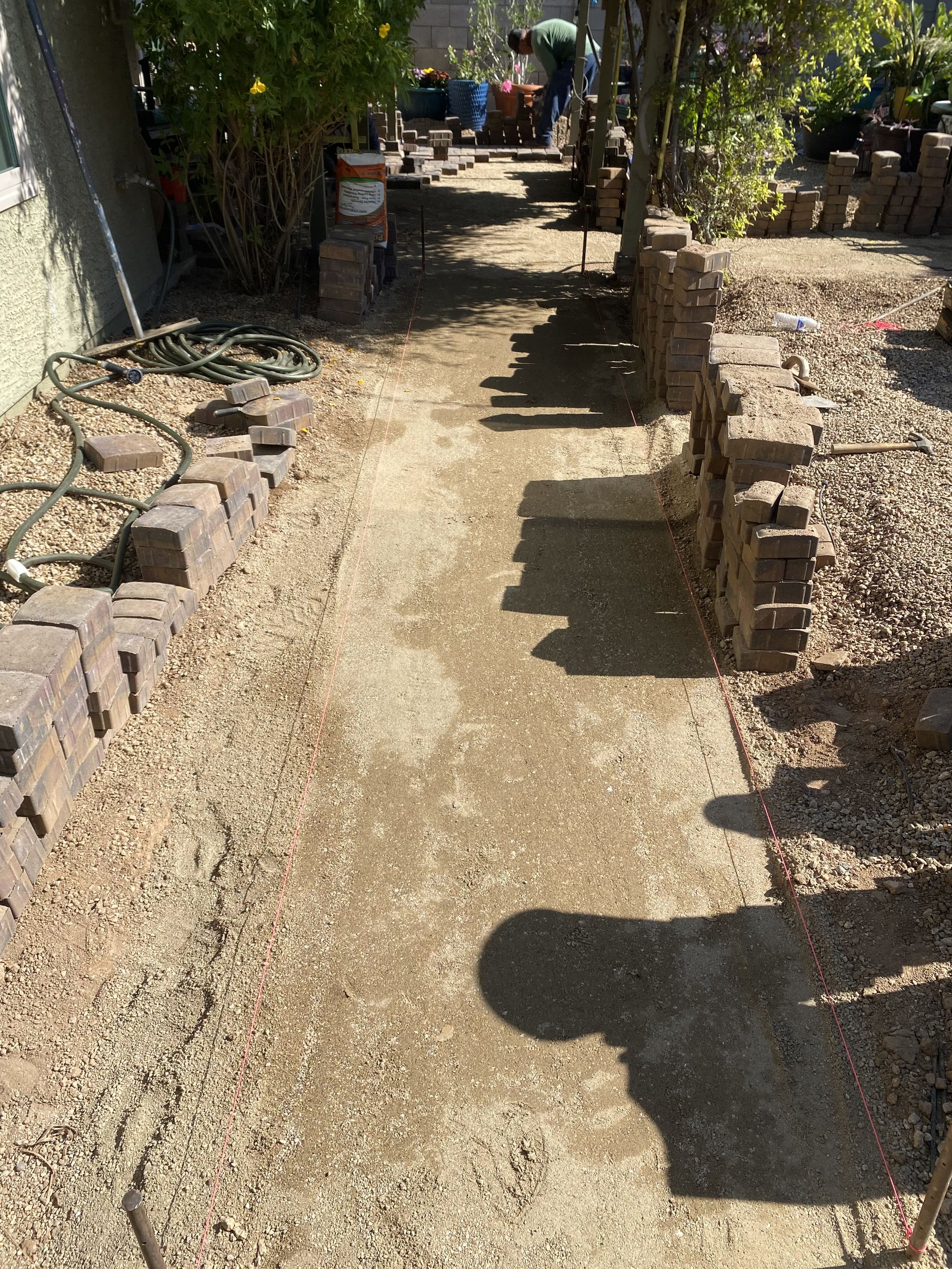 Paver Walkway Installation Services, Valley of The Sun Landscaping, Before, 3.jpeg