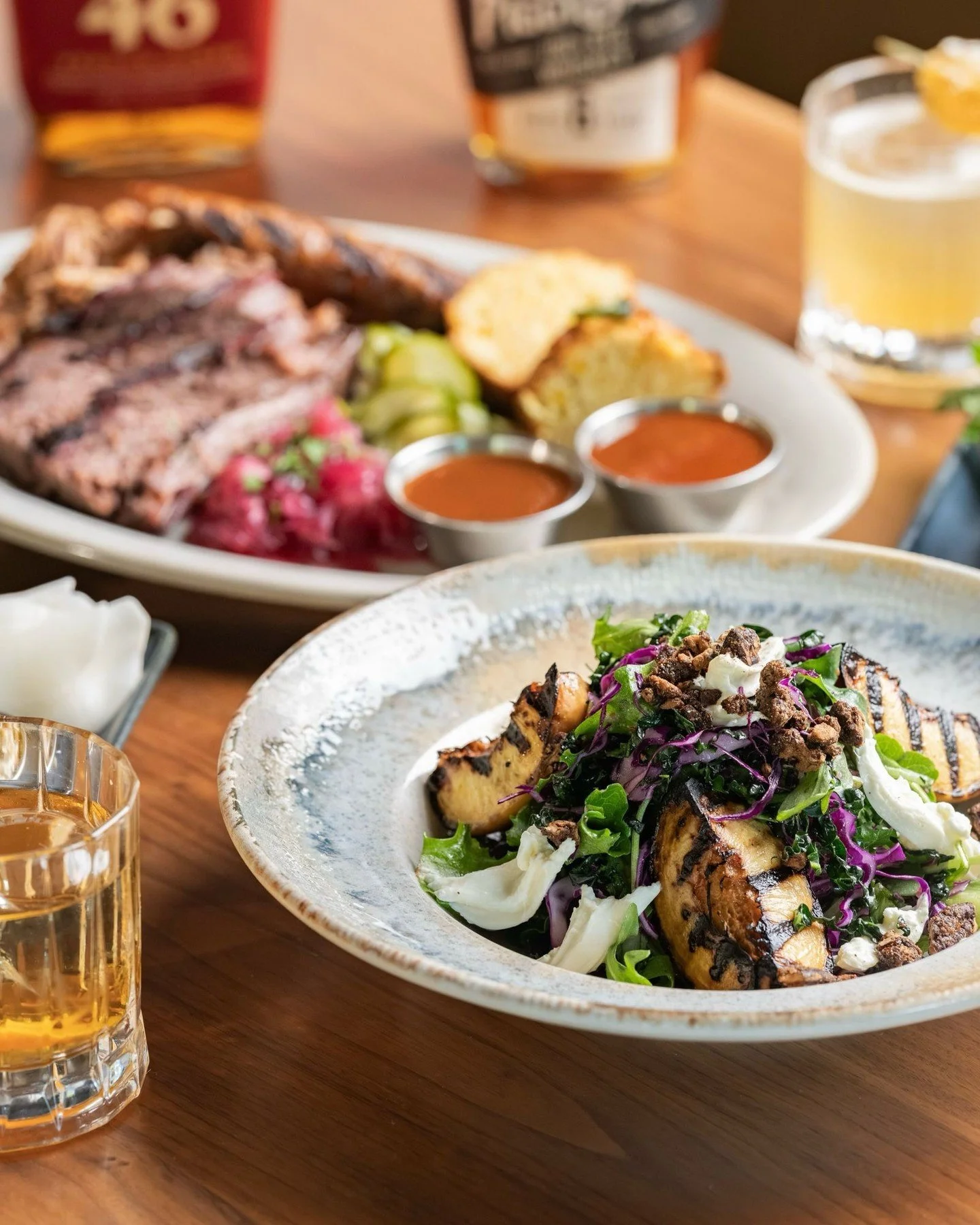 A closer look at the menu for Embers &amp; Oak. Featuring Sticky Soy Pork Belly, Grilled Pear &amp; Burrata Salad, Smoked BBQ Platter, and a Salted Caramel Apple Crisp to finish.

Two nights only:
March 19th (almost sold out) @ 6pm
March 26th @ 6pm
L