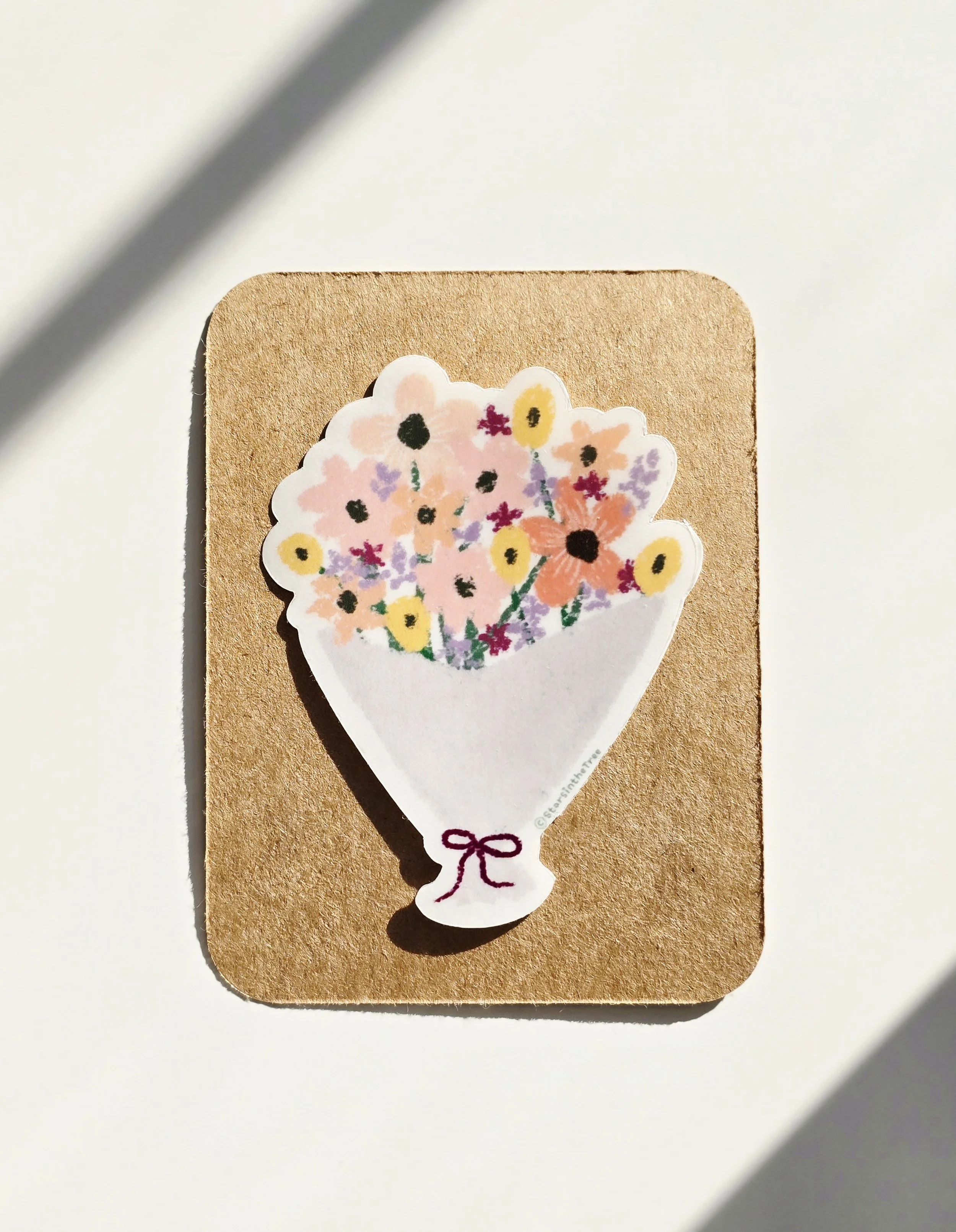 Pastel Flower Bouquet Sticker