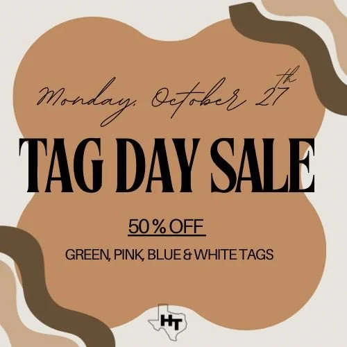 Kick off your week with a deal 💸 — take 50% OFF all green, pink, blue, and white tags tomorrow!!!
New fall finds hit the floor daily, so come treasure hunt and save big at Haltom Thrift 🛍️✨
📍3137 Denton Hwy, Haltom City
📍3848 Altamesa Blv