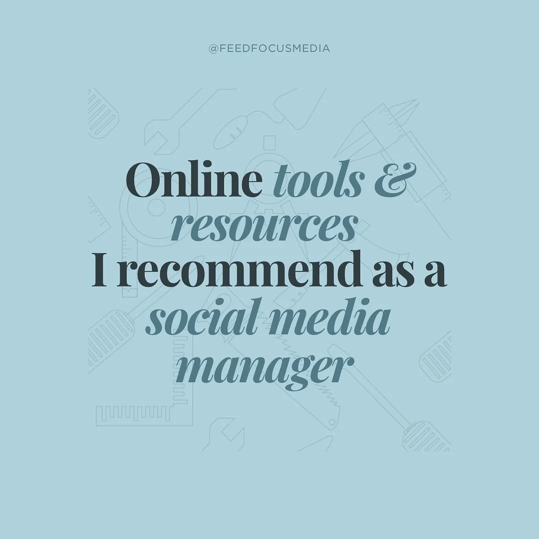I'm a pretty simple gal and these are the tools/resources I recommend for individuals and small businesses looking to amp up their social medias on a budget! 

My all time favorite tools you'll see me using almost daily: Canva, Lightroom, HubSpot (Ac