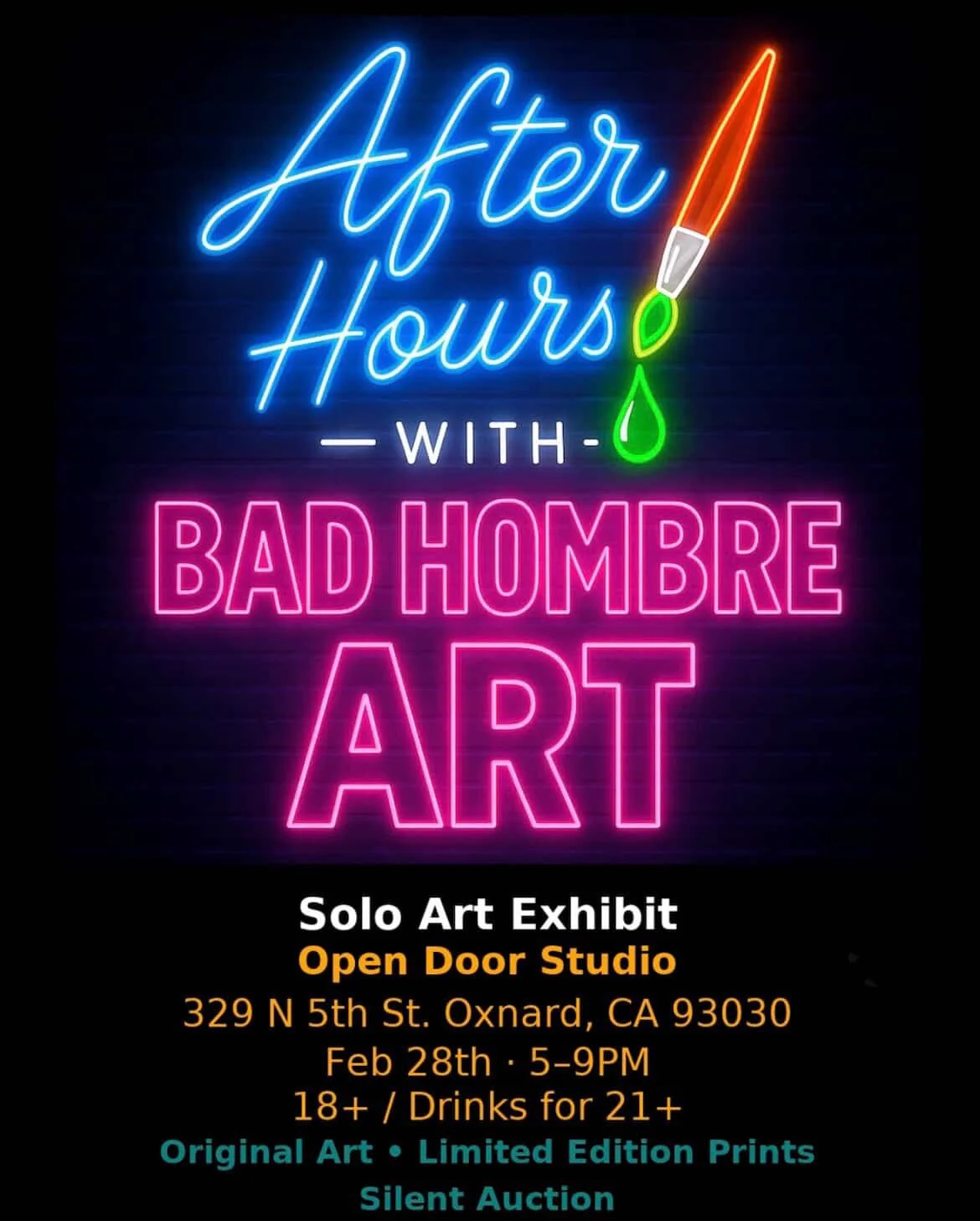 After Hours with Bad Hombre; A solo show