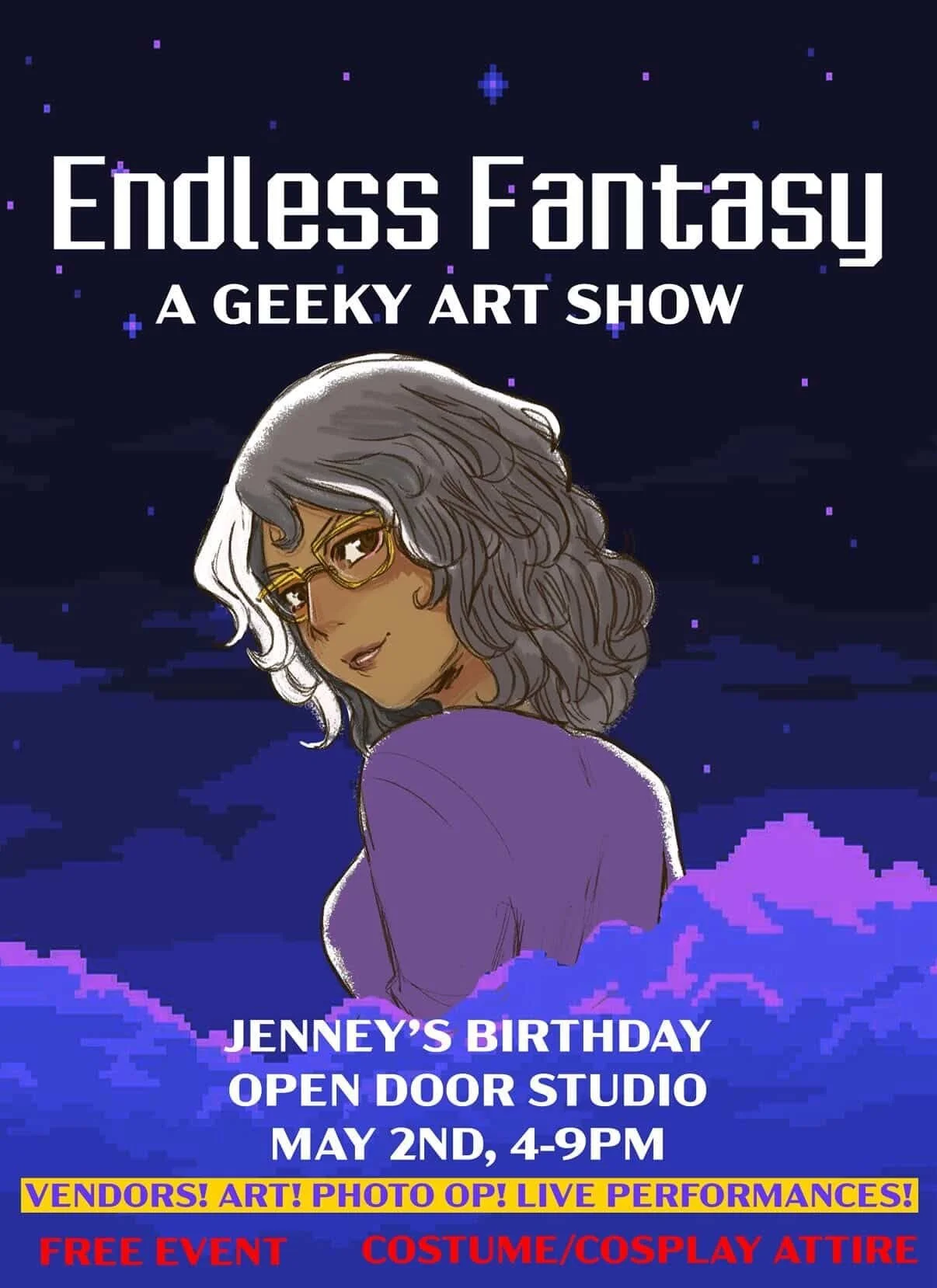 Endless Fantasy: A Geeky Art Show by Juana Martinez
