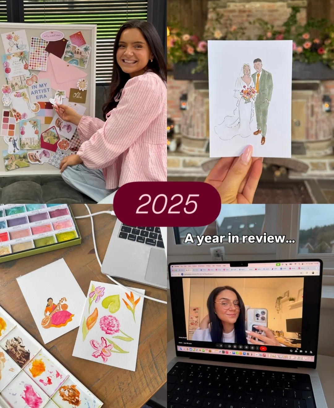 2025 was the year that I;

😌 Learned to stop listening to the opinions of others and do what feels right to me 

🎨 Tried lots of different avenues until I found the right one for me (and didn&rsquo;t settle when something didn&rsquo;t feel right)

