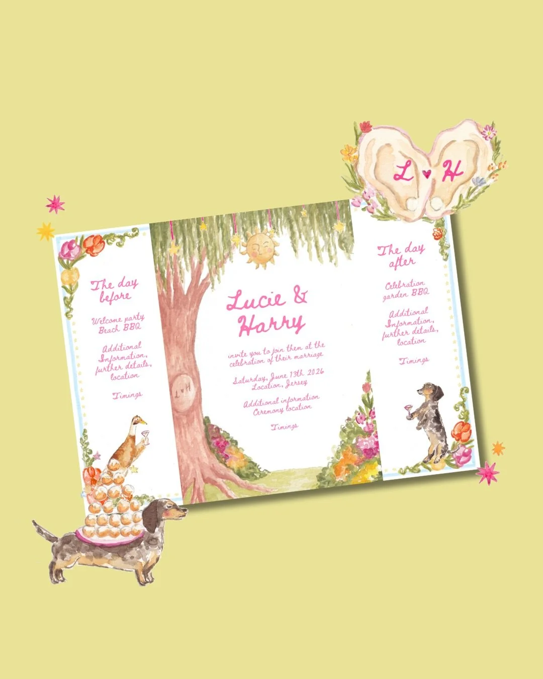 A little peak into the most dreamy Midsummer Night&rsquo;s Dream - inspired suite 🌙✨🌸💌🌷🦪

For a garden wedding in Jersey, full of celestial details, soft romance and that just after sunset kind of glow🌞

This suite was all about atmosphere. Han