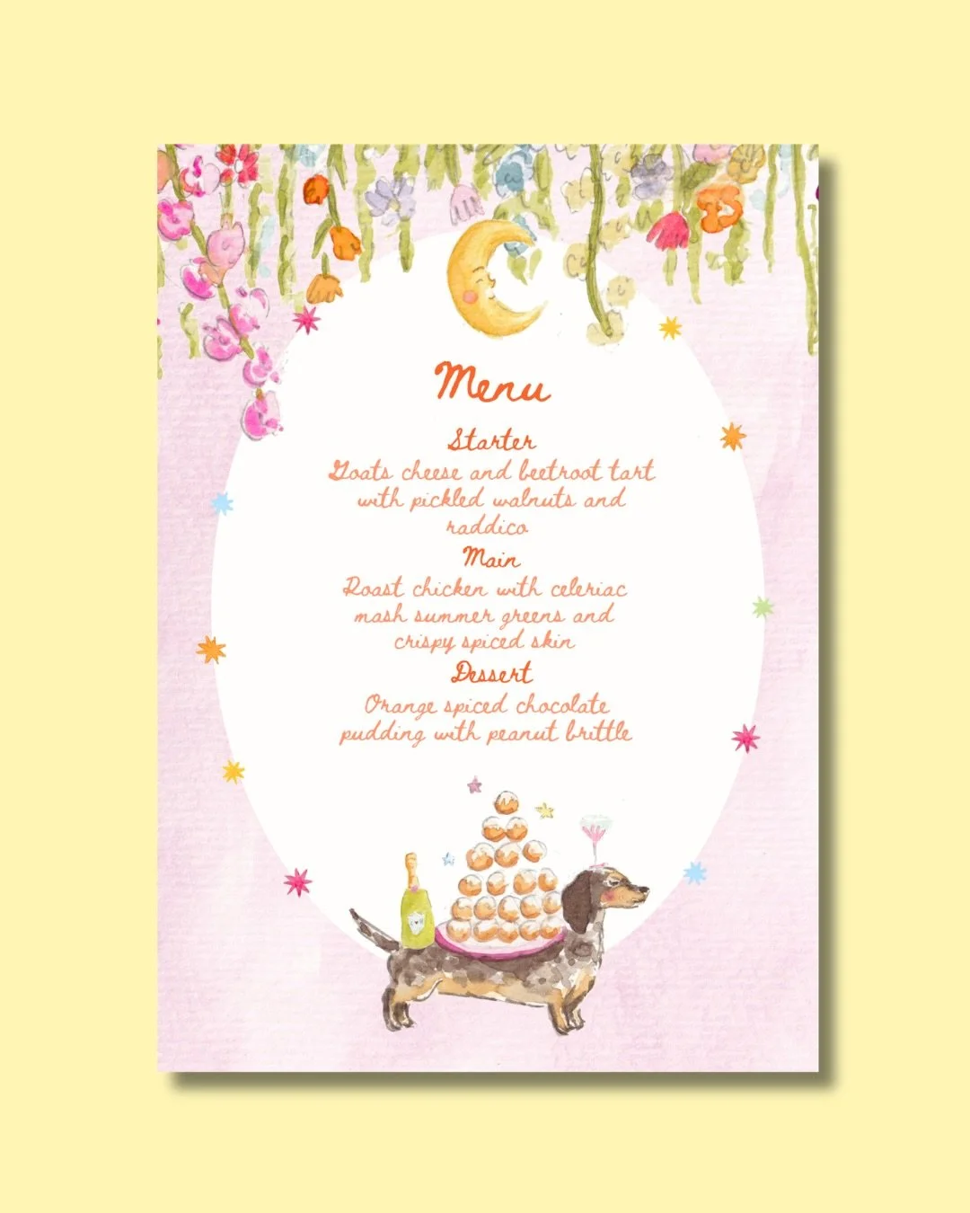 It&rsquo;s always so much fun when couples trust me with their slightly unexpected ideas, inside jokes and the funny little things that make them THEM 💌🌸✨

Every detail in this suite means something:

🐶 Their dog Baloo carrying the profiterole tow