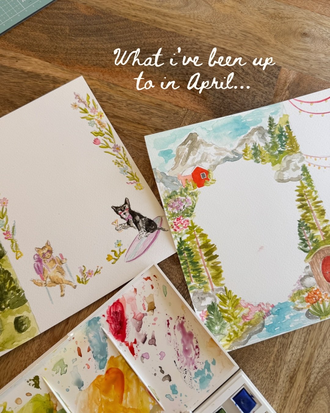 Here&rsquo;s what I&rsquo;ve been up to in April 🌷🎨✨

It&rsquo;s been a month full of live illustration weddings, house reno plans, designing destination wedding stationery and lots of time spent with friends. What a dream!!

#weddingstationerydesi