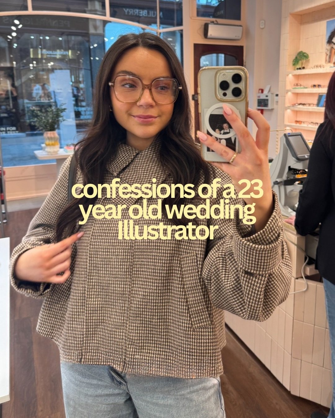 Confessions of someone who accidentally turned drawing people at weddings into a full time job 🤭

#liveillustrator #weddingstationerydesigner #weddingillustration