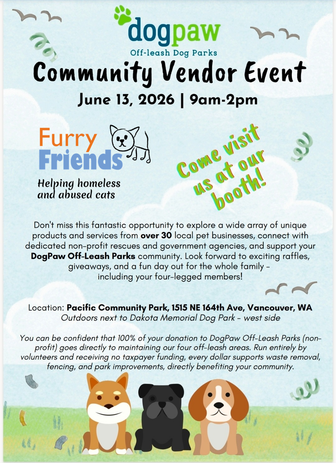 DogPaw Community Vendor Event