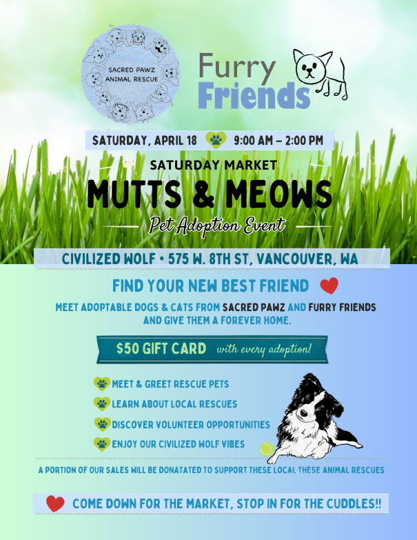 Civilized Wolf Adoption Event