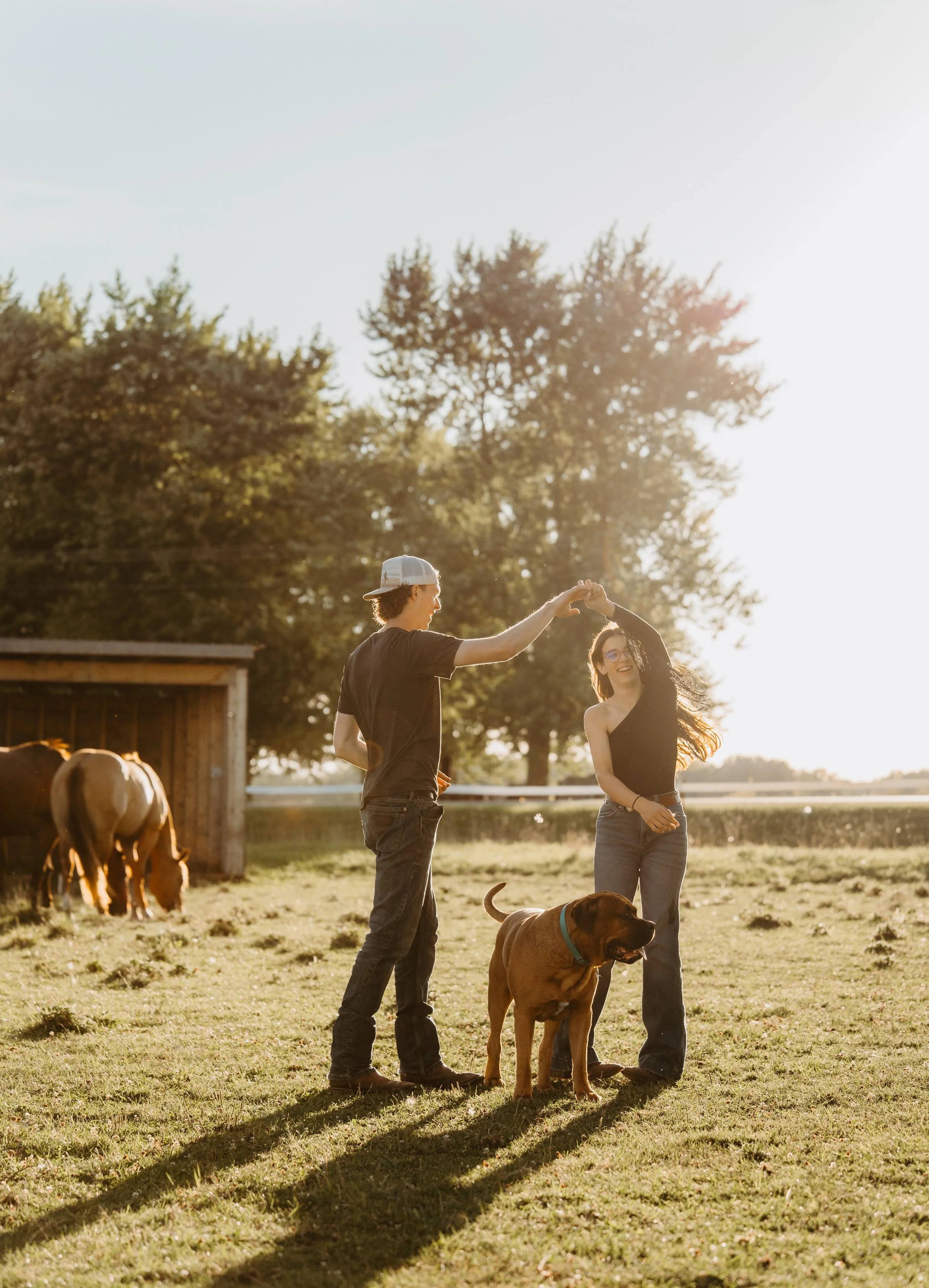 southern-ontario-golden-hour-couples-photos-western-horses (15).jpg
