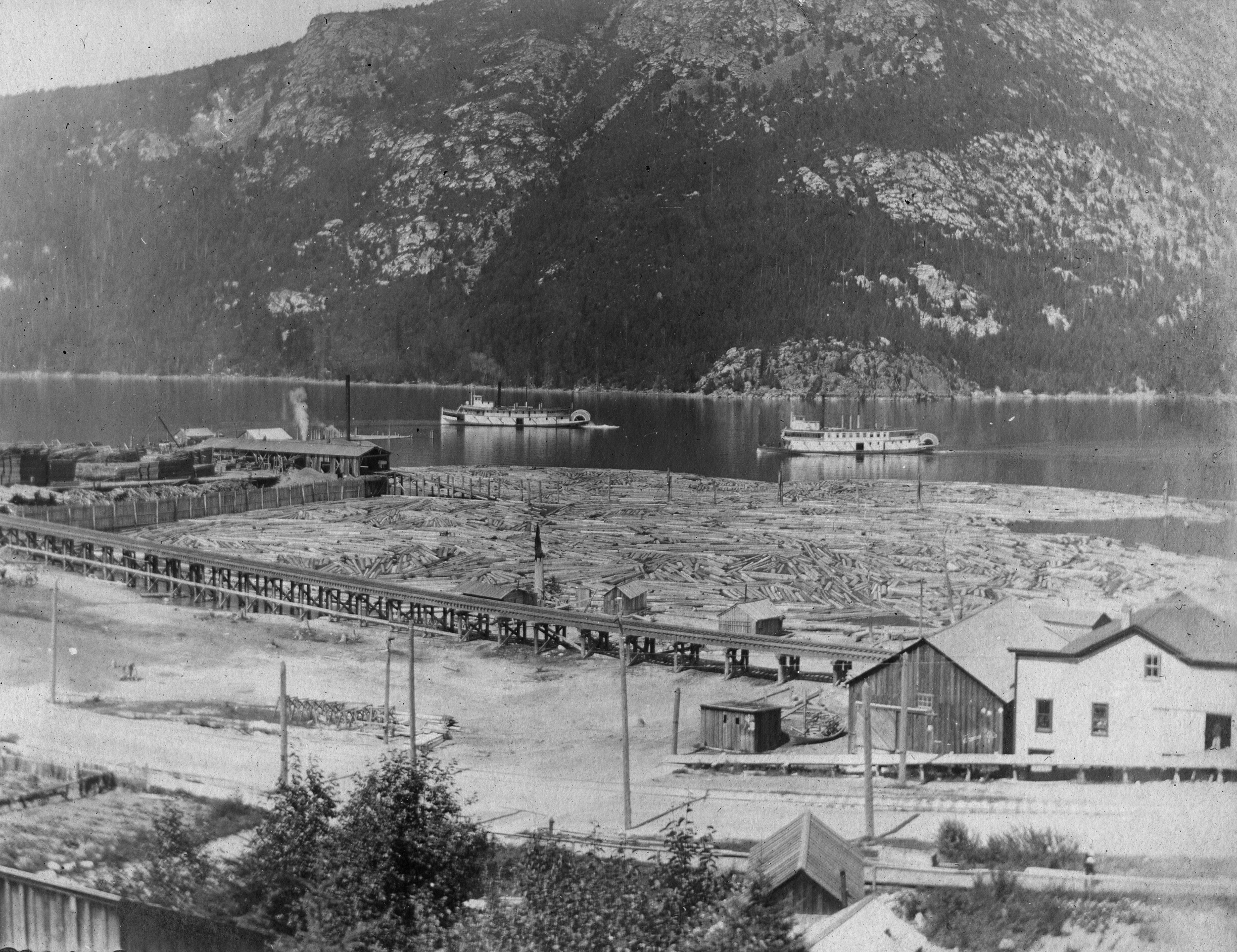 Nelson BC, Waterfront CIRCA 1901