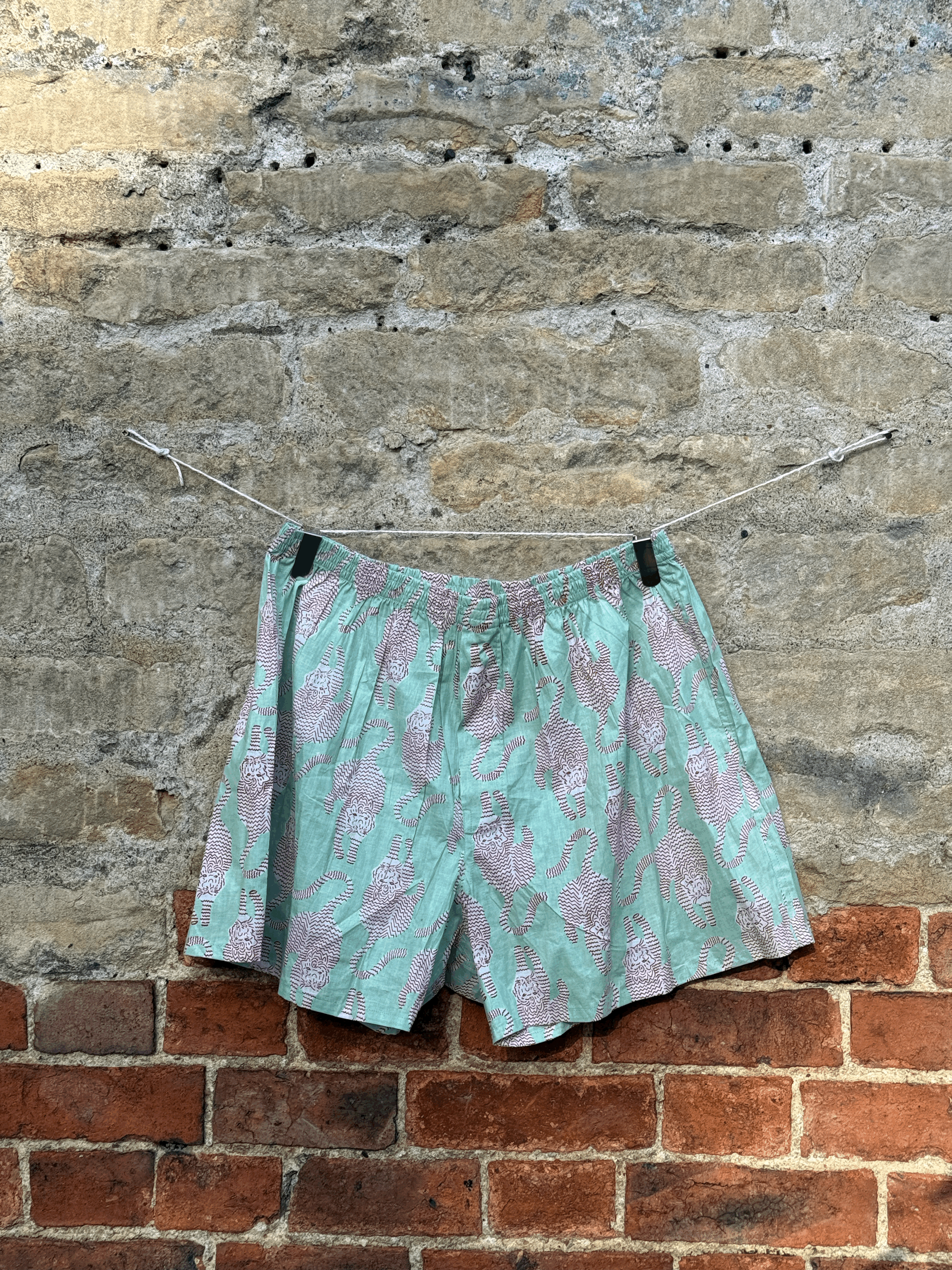 Green Tiger Mens Boxers