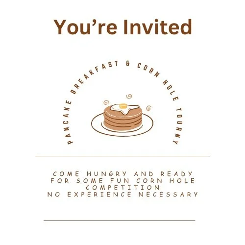 Spring Pancake Breakfast and Corn Hole