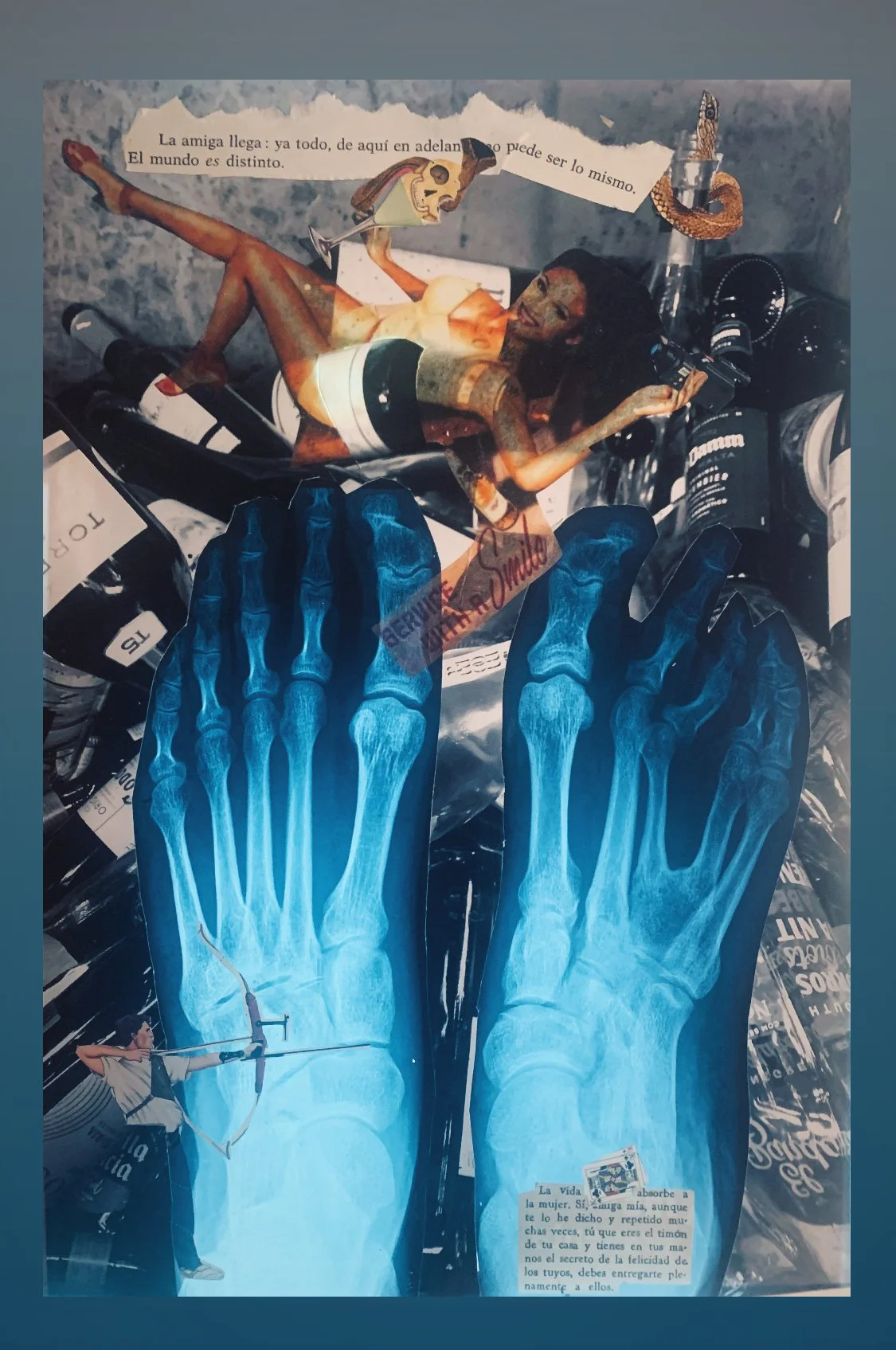 " Descanso feliz sobre restos cortantes" 2025