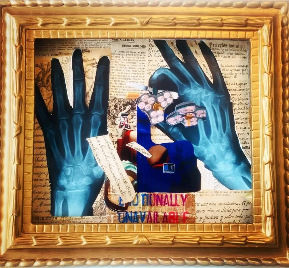 "The knife and the butter. A block and un block story" 2023. 