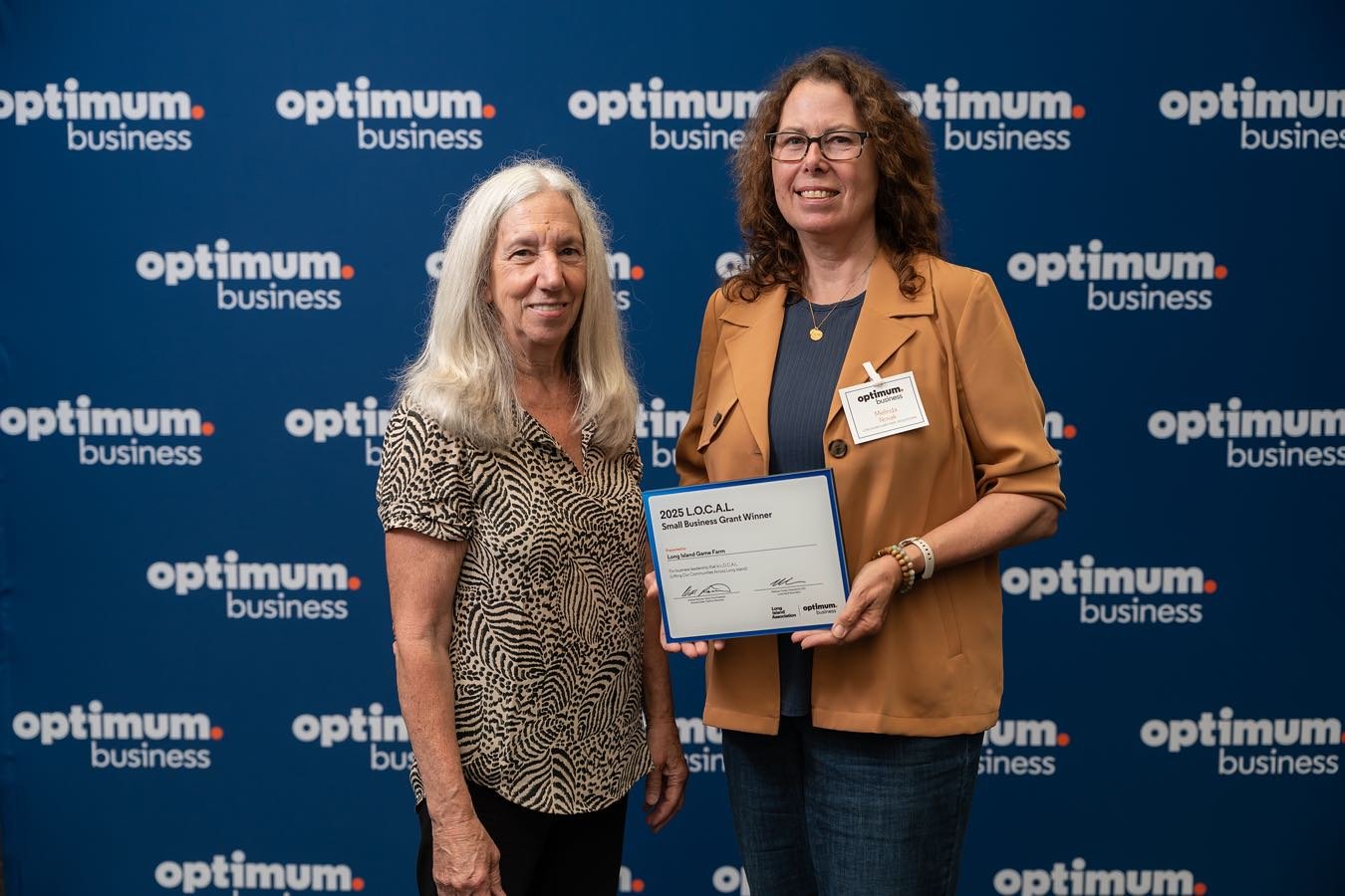 Our Park President, Melinda and Patricia the Executive Director of our Nonprofit Wildlife Sustainability Foundation receiving the Small Business Grant for business Leadership that is L.O.C.A.L. (Lifting Our Communities Across Long Island) ✨

We were 