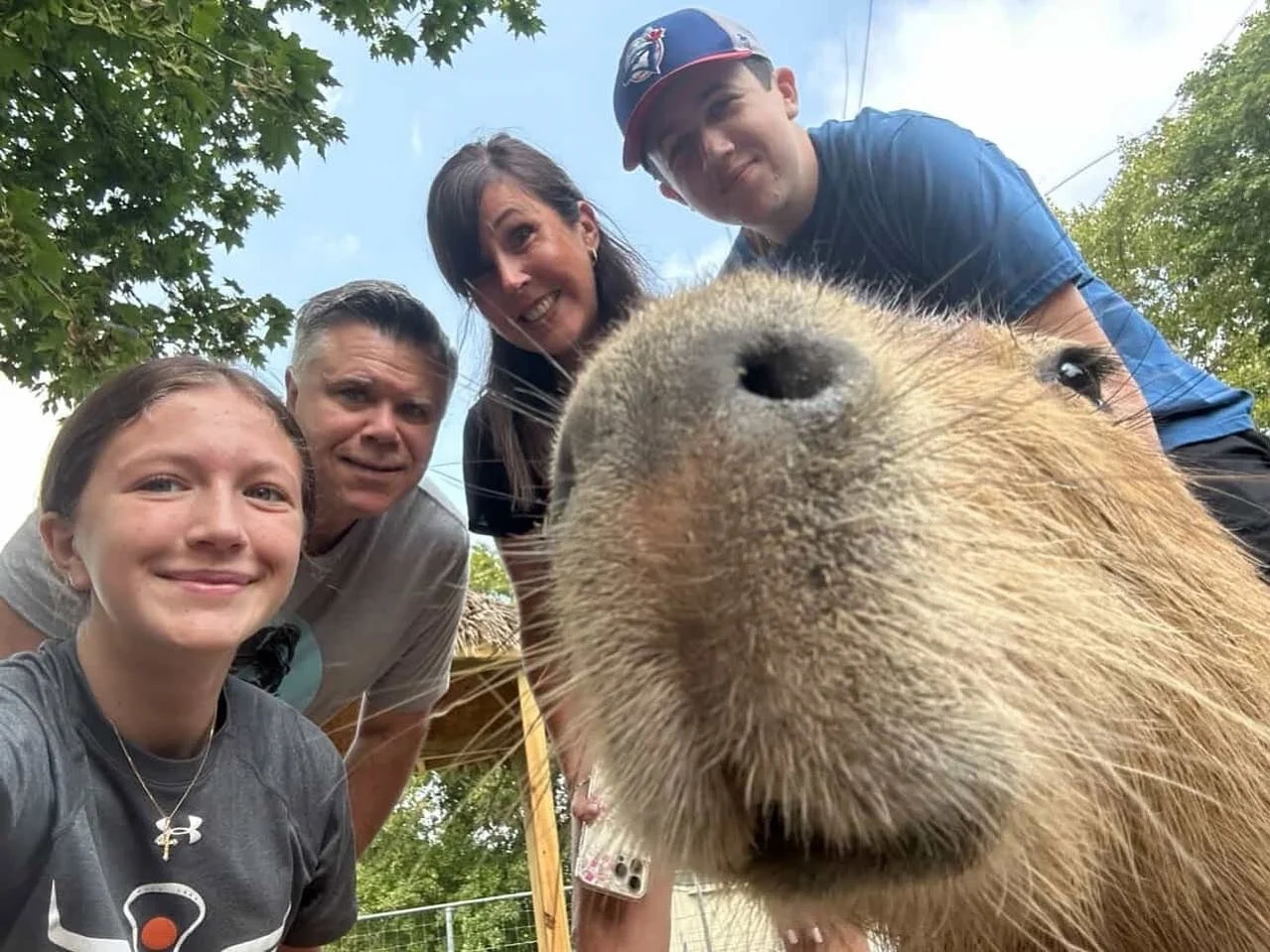 How cute is this Capybara Selfie? π§‘ We love when our visitors send us photos from their trips to the park. Thank you to all of our supporters, we couldn’t do what we do without all of you! πΏ
π Hours π
Thursday - Sunday from 10am - 4pm
π