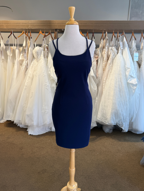 Navy homecoming dress