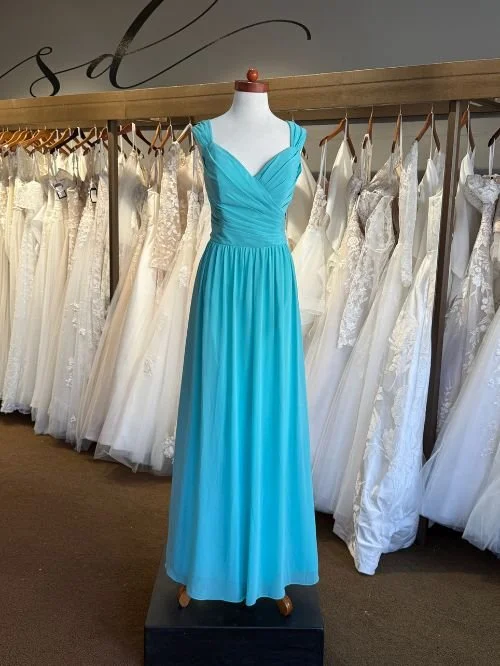 chiffon bridesmaid dress