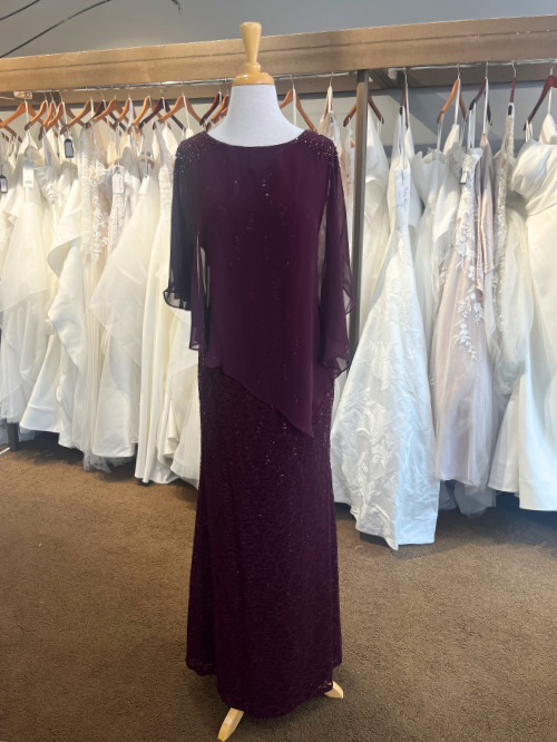 Burgundy Mom's Dress