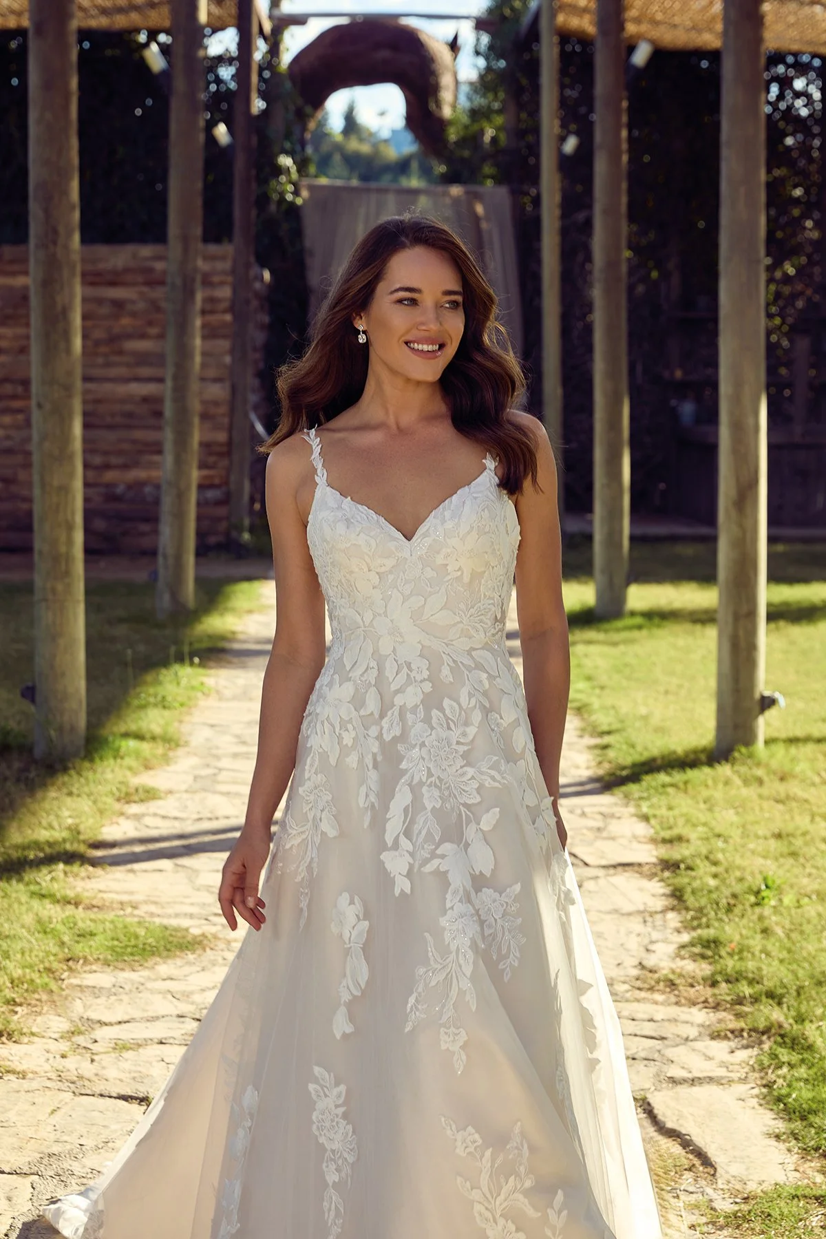 Lace aline wedding dress from Eddy K Bridal